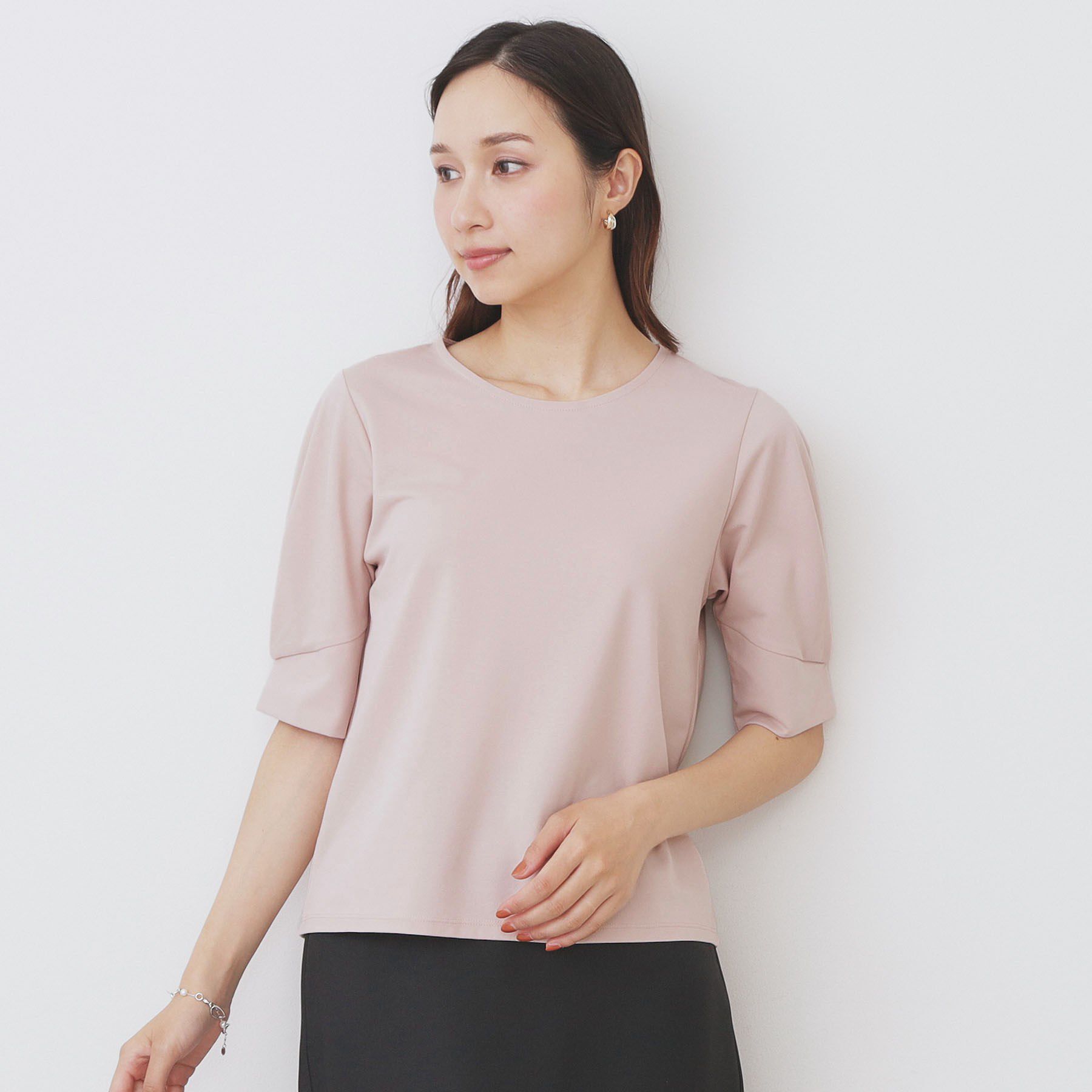 index「パフスリーブトップス【洗濯機洗い可】」|Tシャツ・カットソー|