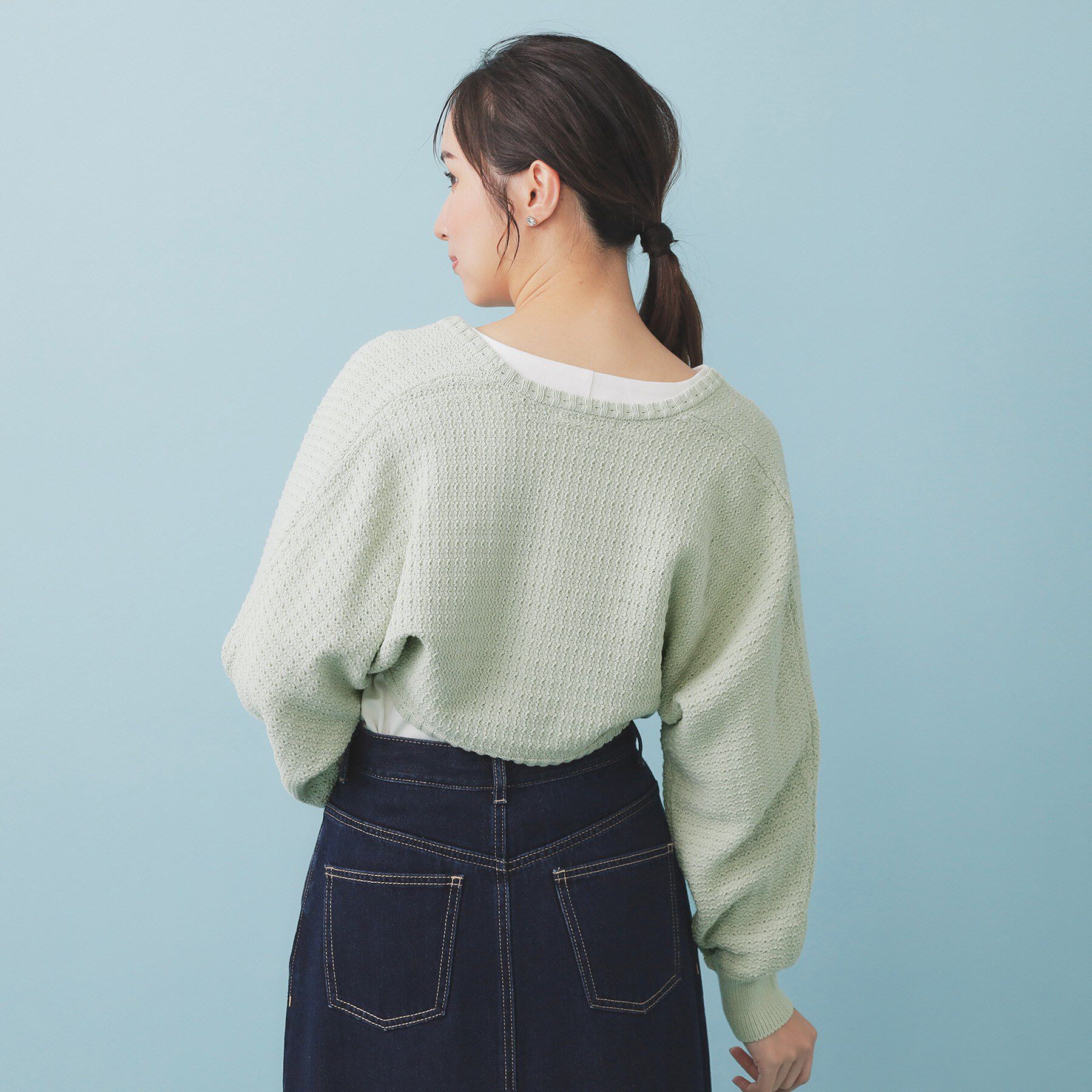 index「ボレロカーディガン【洗濯機OK抗ピル】」|カーディガン|