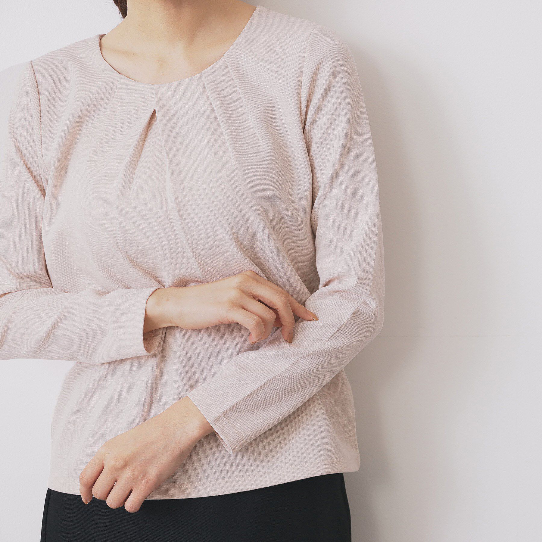 index「フロントタックトップス【洗濯機洗い可/UVケア】」|Tシャツ・カットソー|