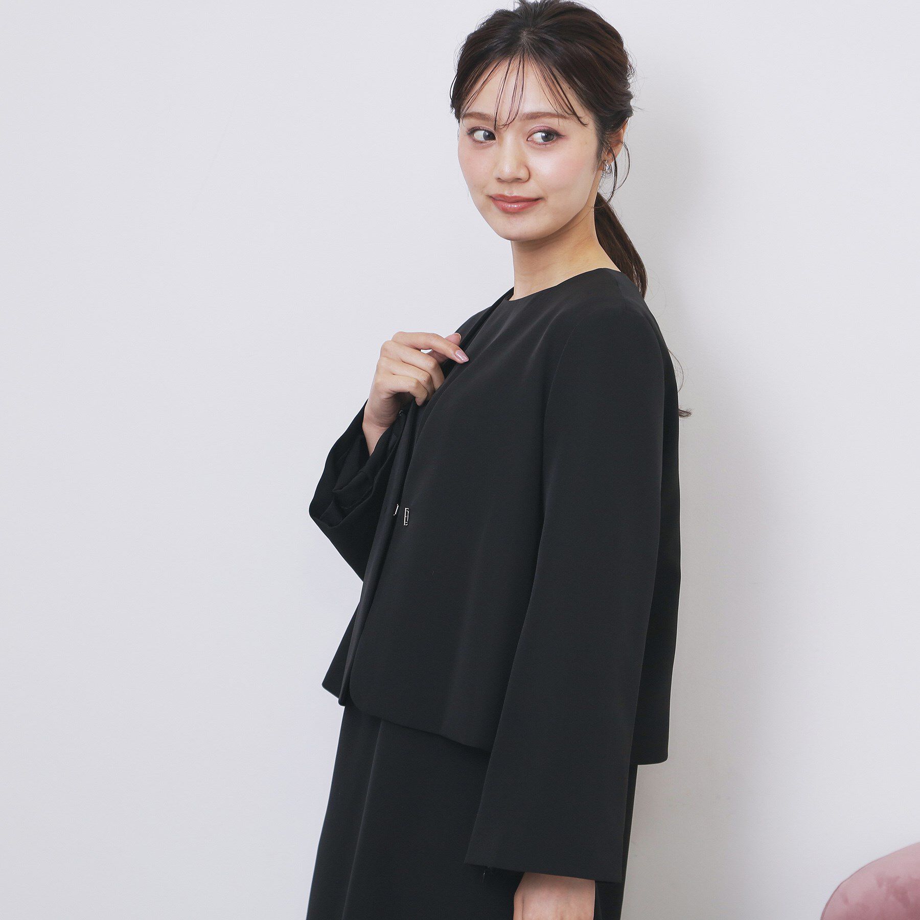 index「ノーカラージャケット【洗濯機OK】」|ノーカラージャケット|