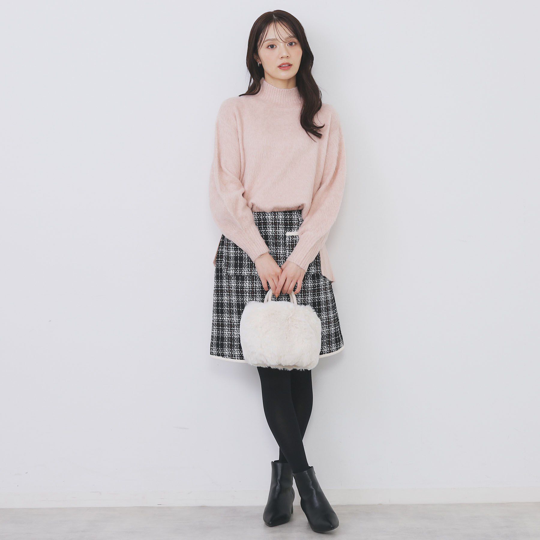 index「【2WAY】フェイクファーラウンドショルダーバッグ」|ショルダー・メッセンジャー|