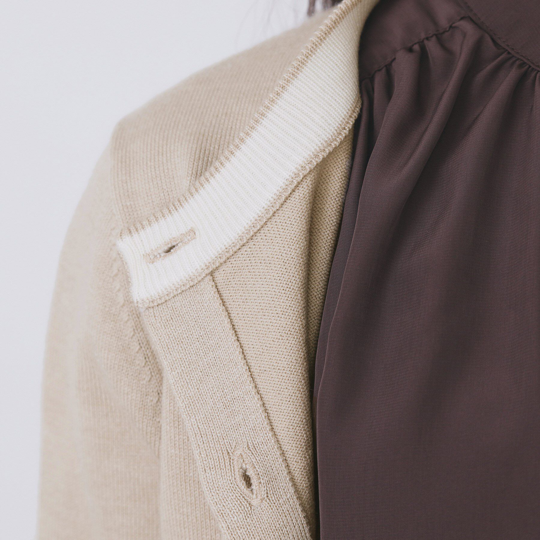 index「ビジュークルーネックカーディガン【洗濯機OK】《7col/XS～LL》」|カーディガン|