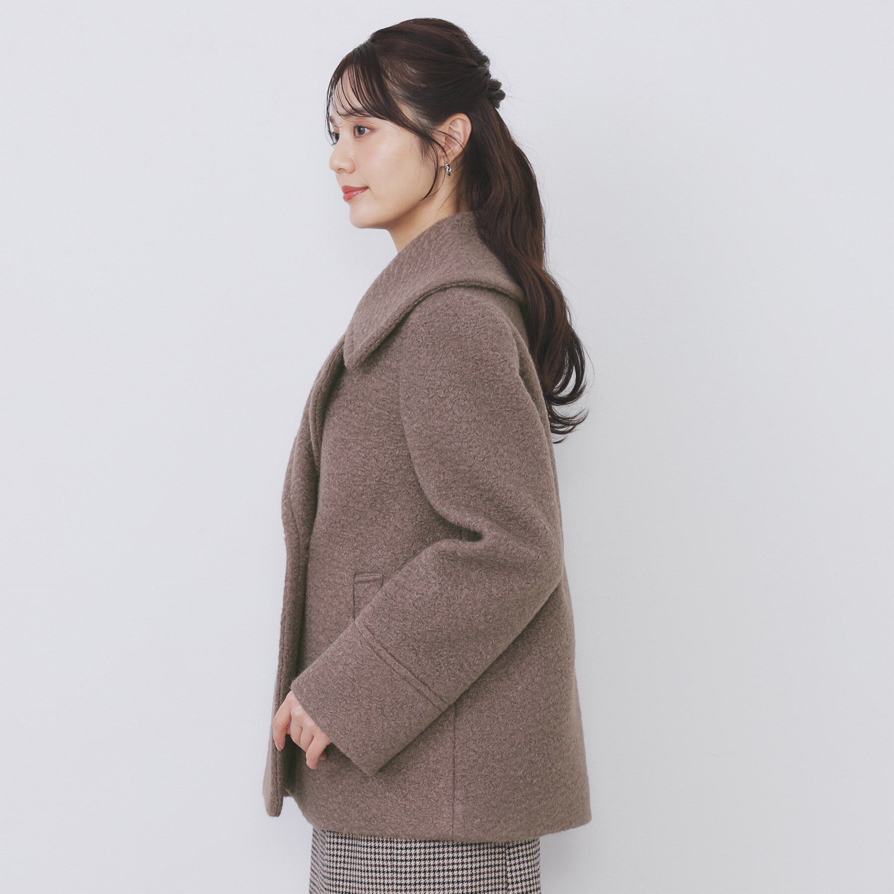 index「ブークレミドルコート【洗える】」|ピーコート|