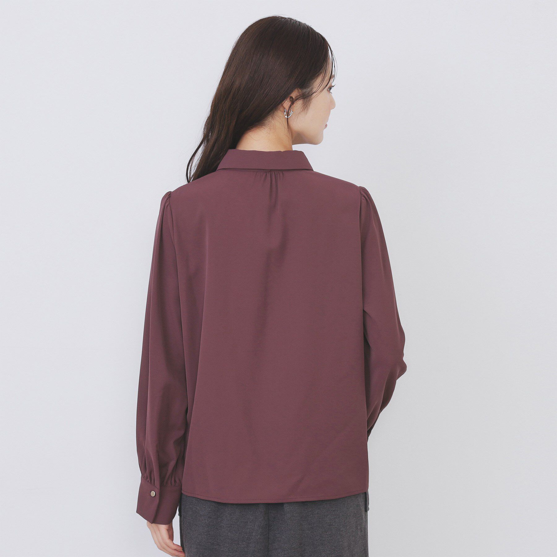 index「2枚衿ボウタイブラウス【洗濯機OK/防シワ/イージーアイロン】」|シャツ・ブラウス|
