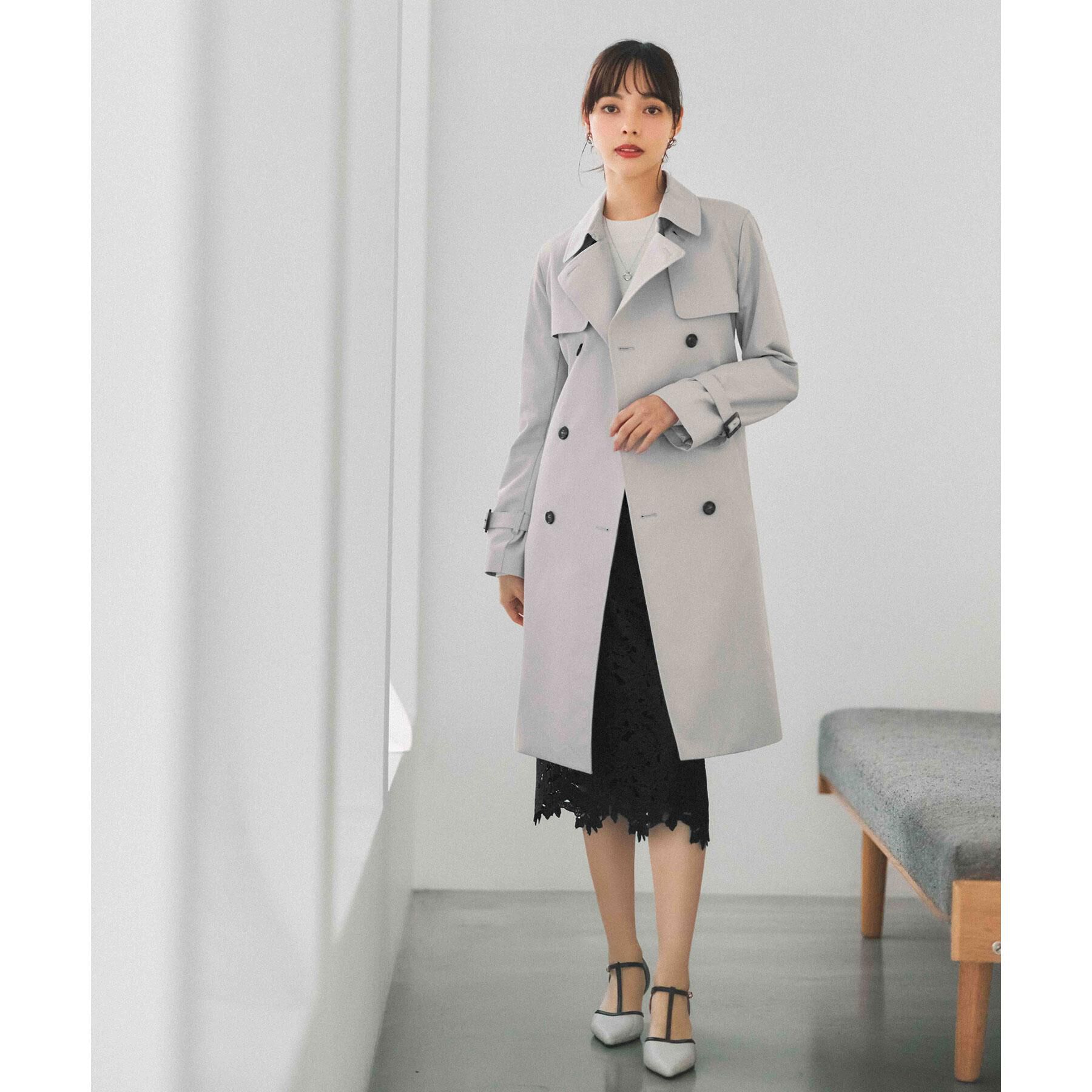 index「トレンチコート【洗濯機OK/撥水/花粉対応】《XS～3L》」|トレンチコート|