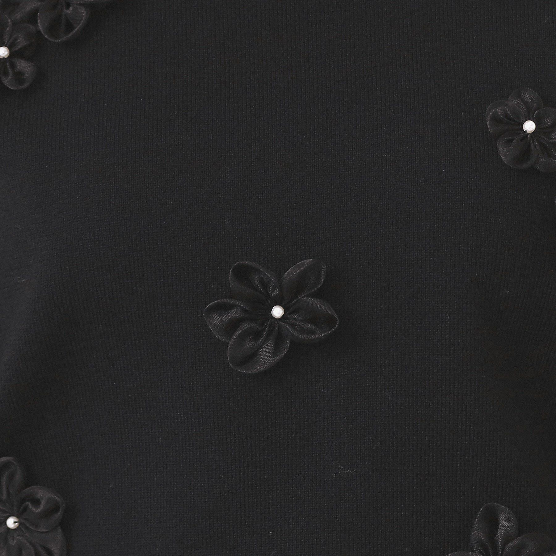 index「フラワーモチーフハイネックニット【洗える】」|ニット・セーター|