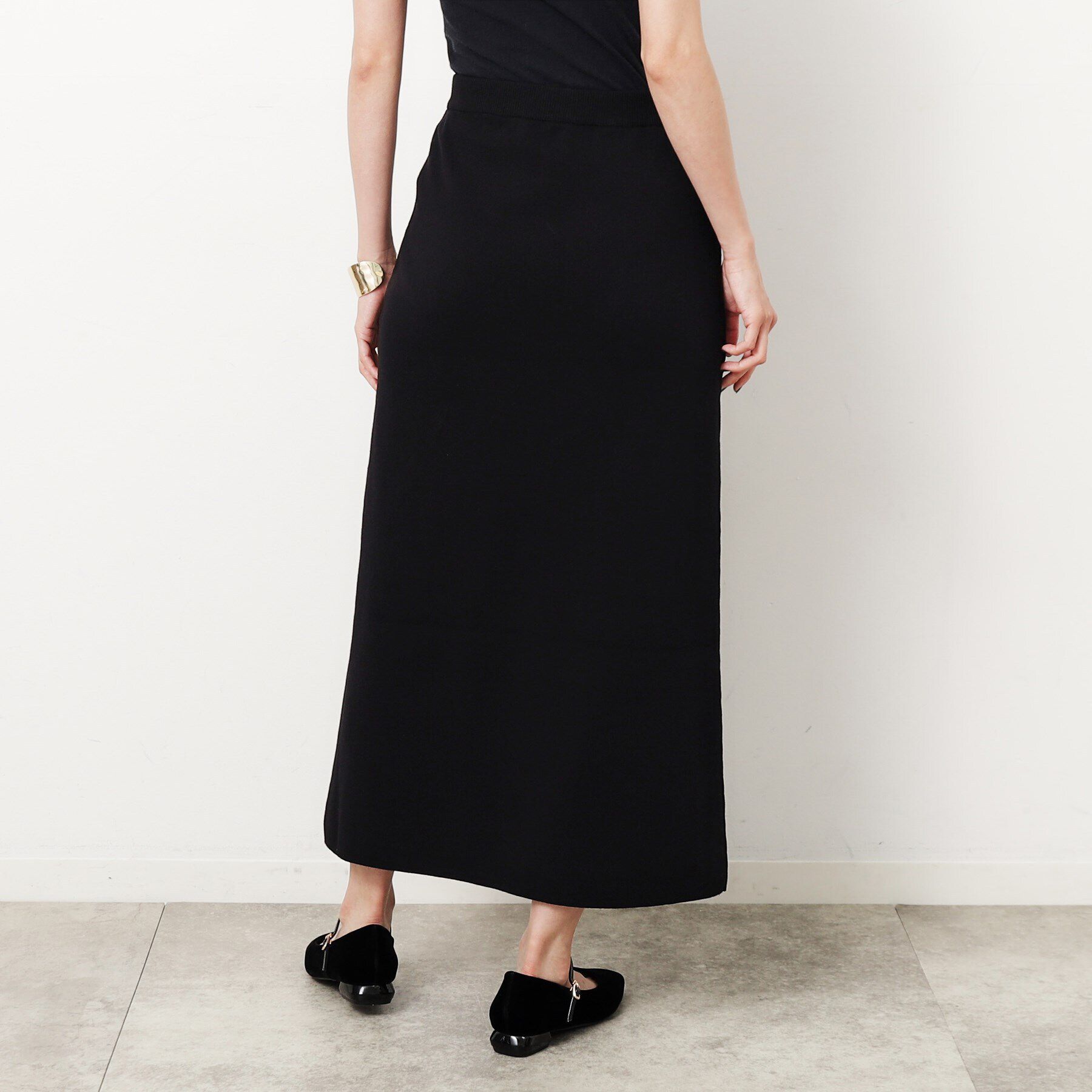 OPAQUE.CLIP「ニットナロースカート／セットアップ対応【洗濯機洗い可】」|スカート|