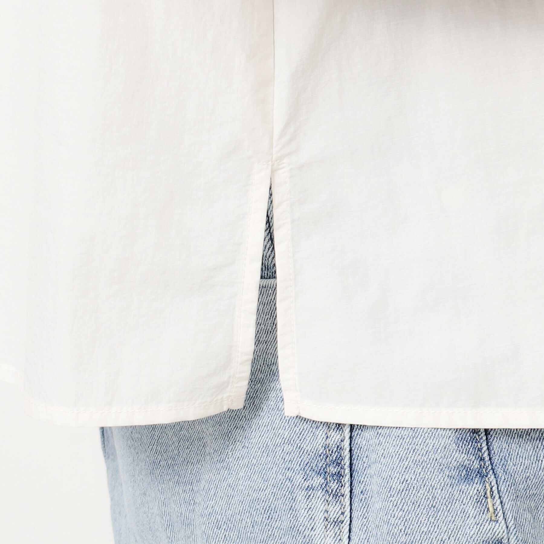 OPAQUE.CLIP「《美人百花掲載》フリル重ねスリーブブラウス【洗濯機洗い可】」|シャツ・ブラウス|