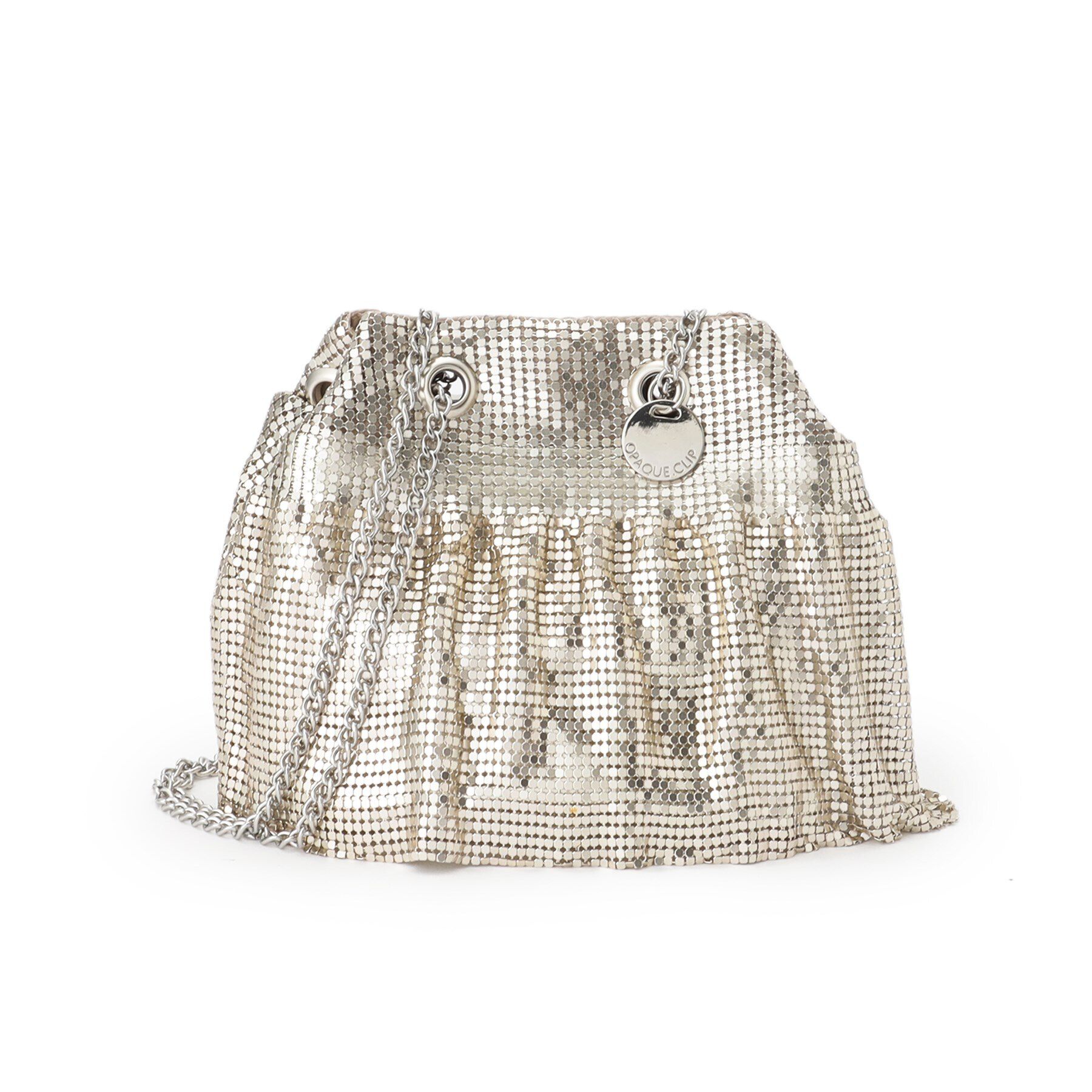 OPAQUE.CLIP「【2WAY】メタルメッシュフリルミニショルダーバッグ」|ショルダー・メッセンジャー|