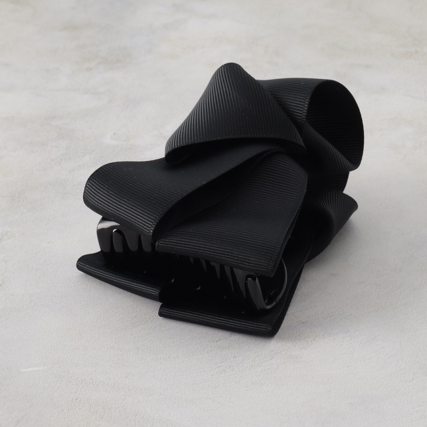 OPAQUE.CLIP「グログランリボンバンス」|その他|ブラック(019)