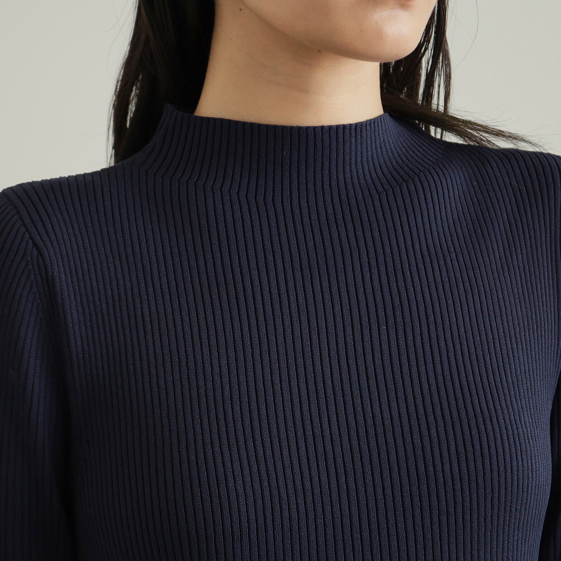 OPAQUE.CLIP「《STORY掲載》配色フレアスリーブニットワンピース【洗濯機洗い可】」|ワンピース|