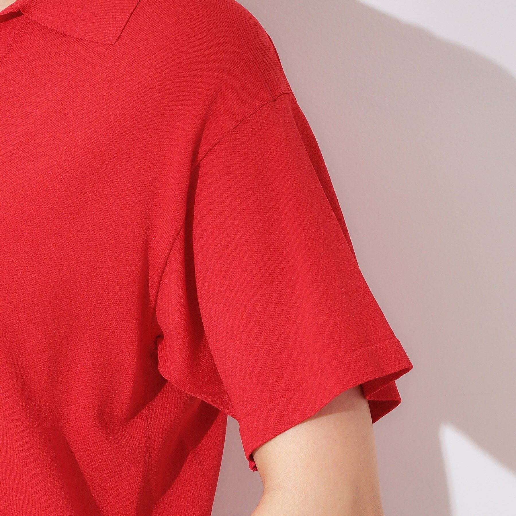 OPAQUE.CLIP「スキッパーニット【UV/接触冷感/抗ピル/洗濯機洗い可】」|ニット・セーター|