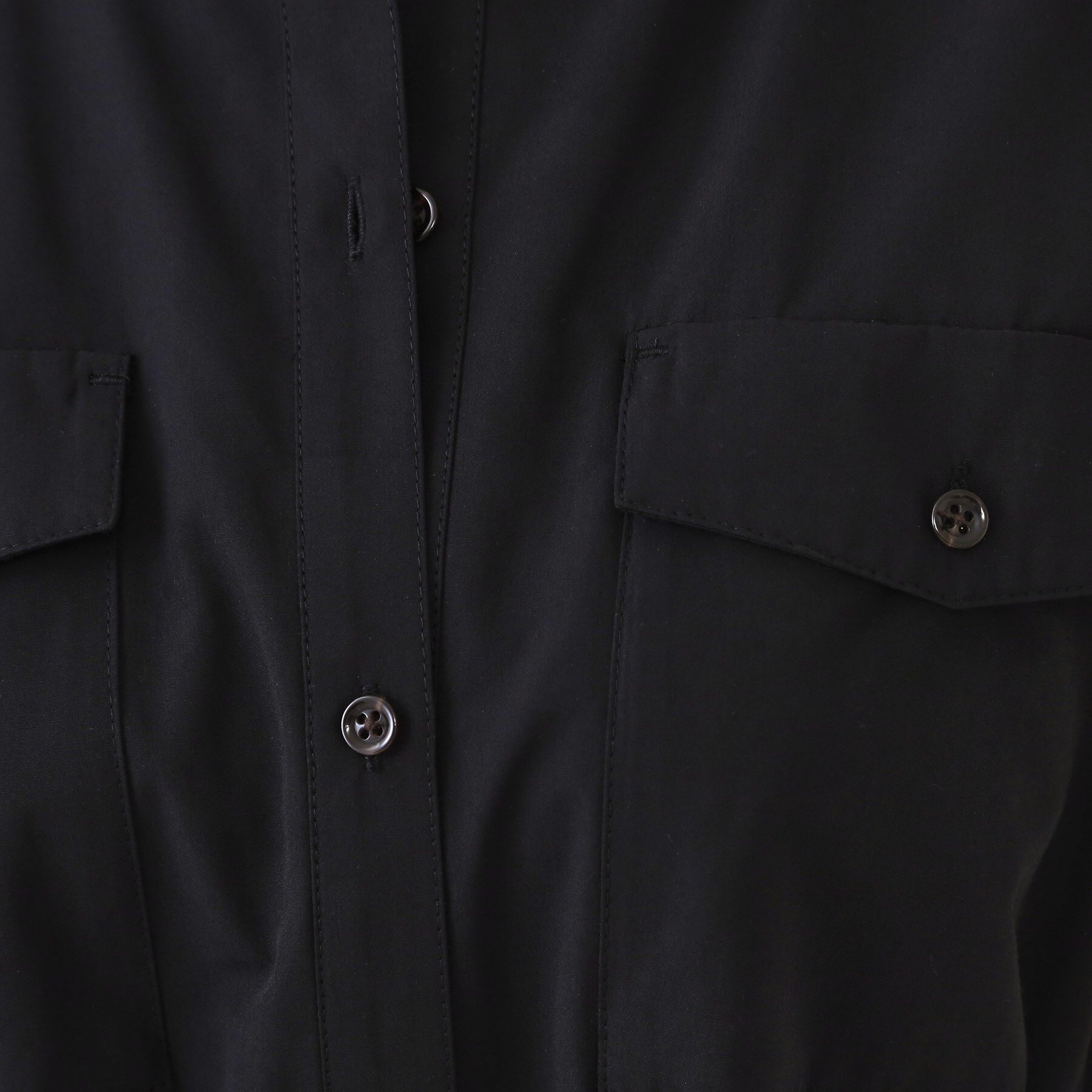 OPAQUE.CLIP「ダブルポケットシャツワンピース【洗濯機洗い可】」|ワンピース|