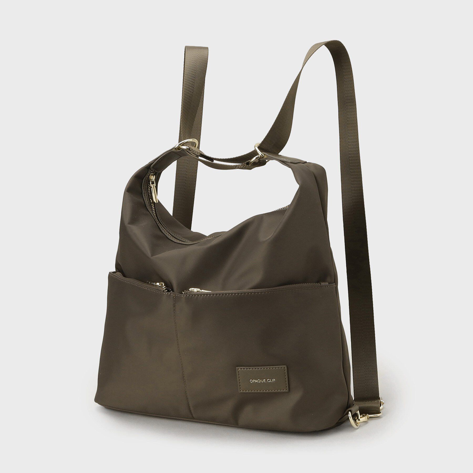 OPAQUE.CLIP「【3WAY/A4サイズ対応】リュックにもなるナイロンショルダーバッグ」|ショルダー・メッセンジャー|