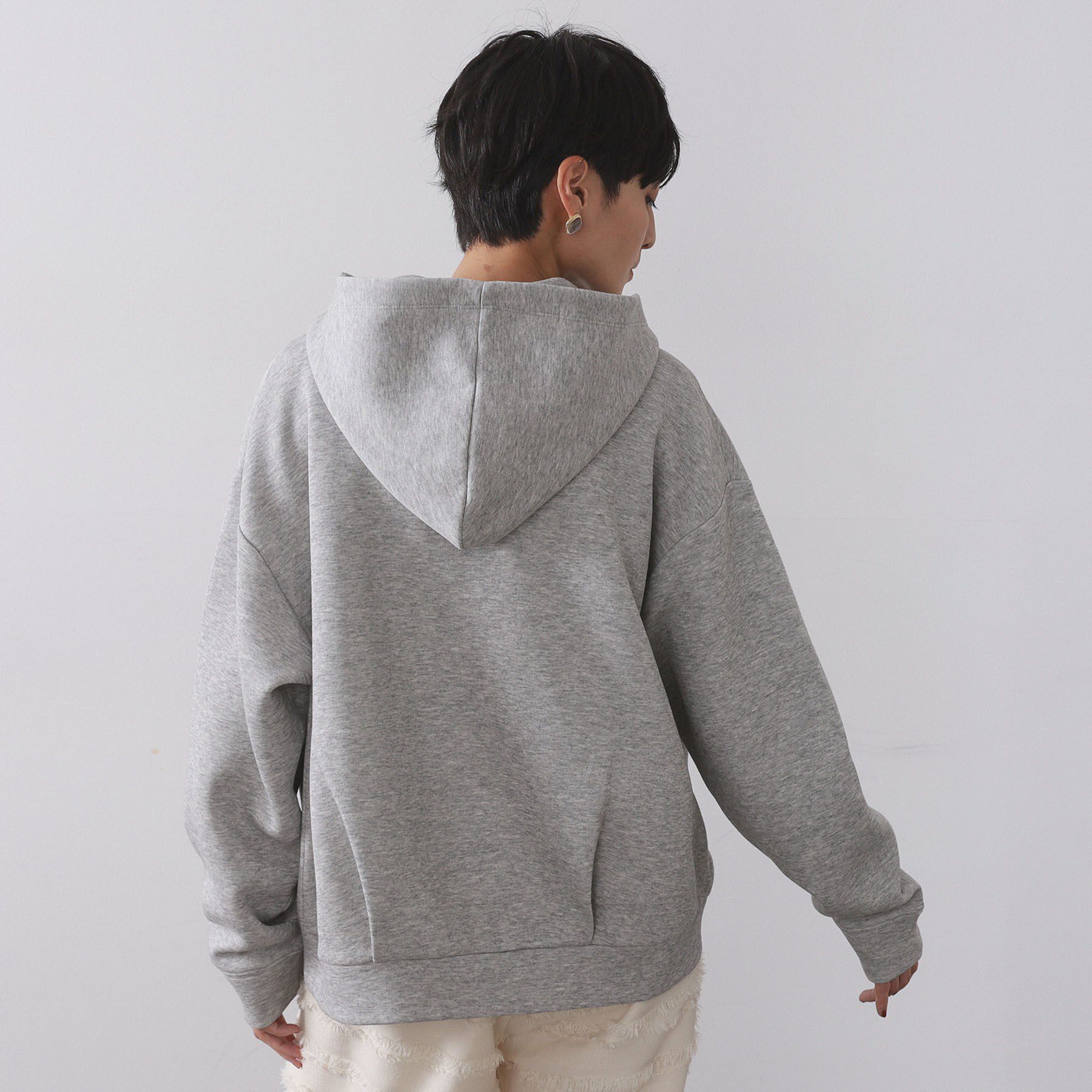 OPAQUE.CLIP「ダブルジップフーディ/セットアップ対応【洗濯機OK】」|カーディガン|