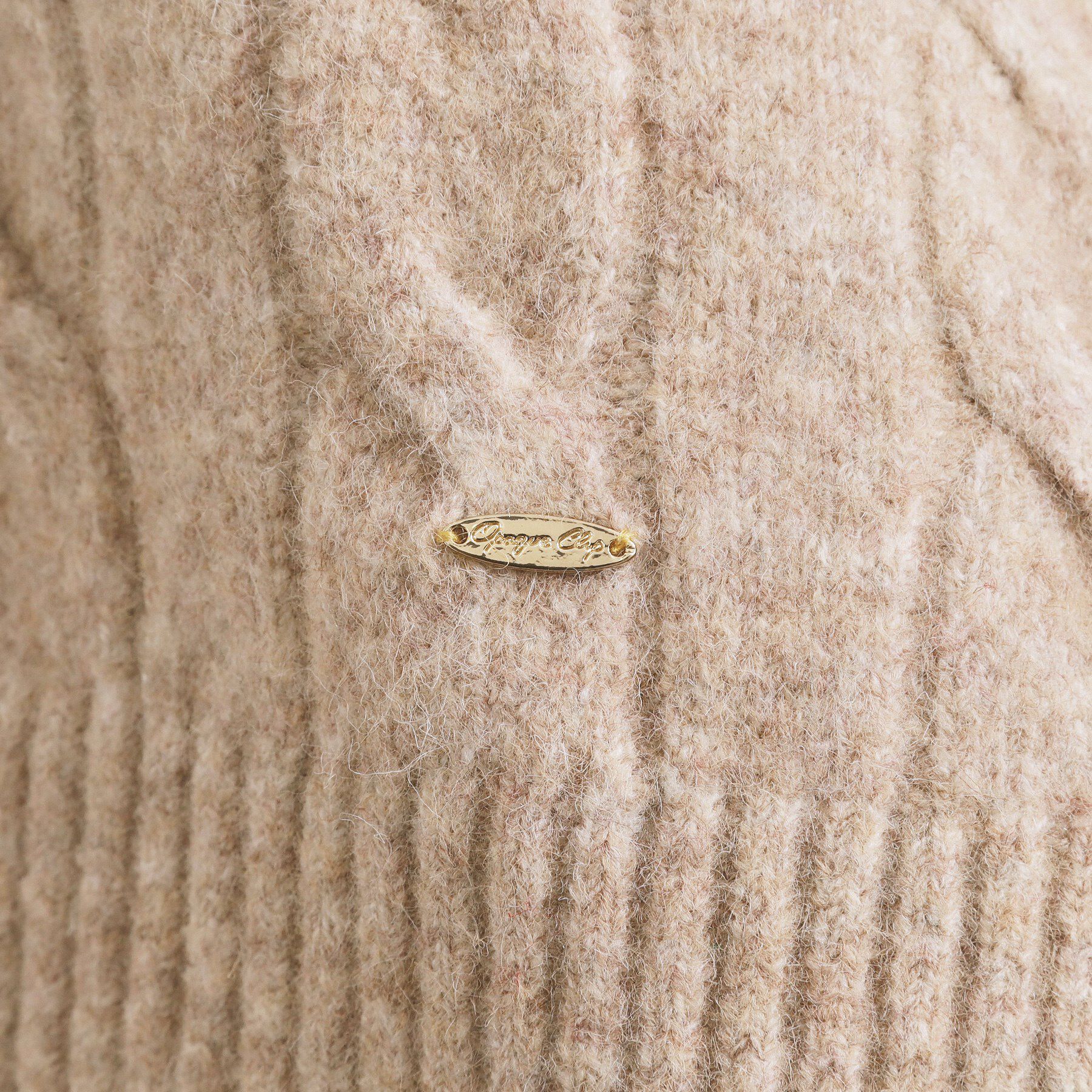 OPAQUE.CLIP「MIXミドルゲージケーブルニット【洗濯機OK】」|ニット・セーター|