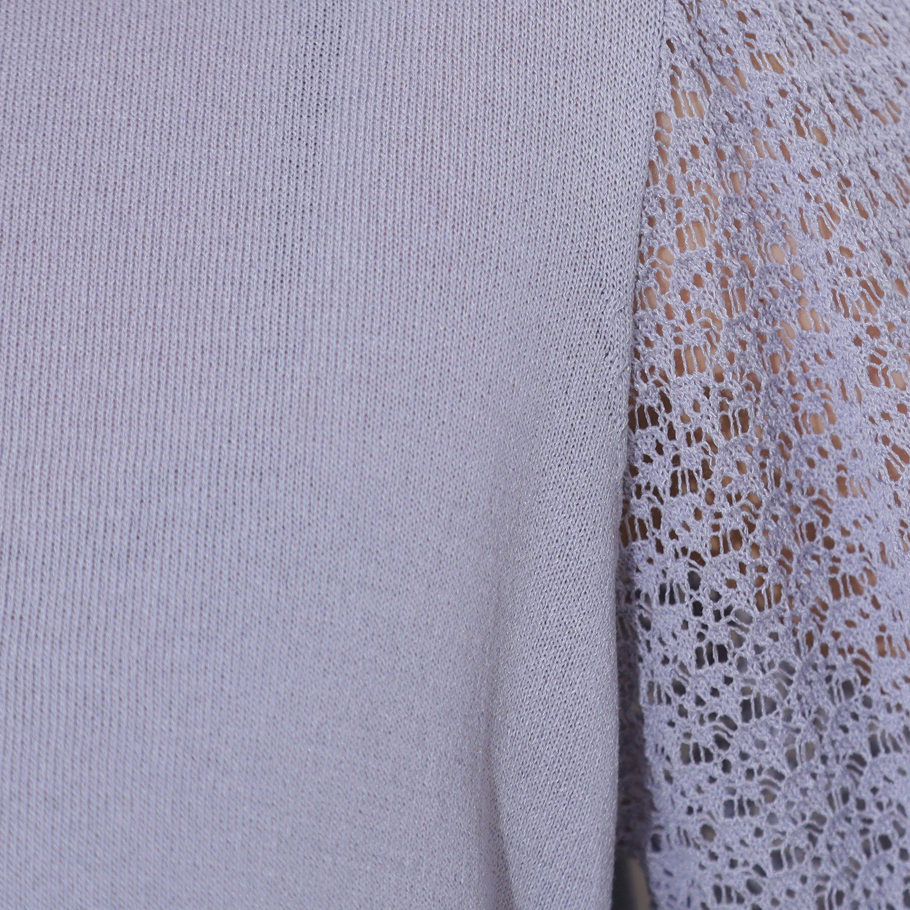 Couture broach「【手洗い可能・UV・アンチピリング・接触冷感・二の腕カバー】透かし袖ニットトップス」|ニット・セーター|