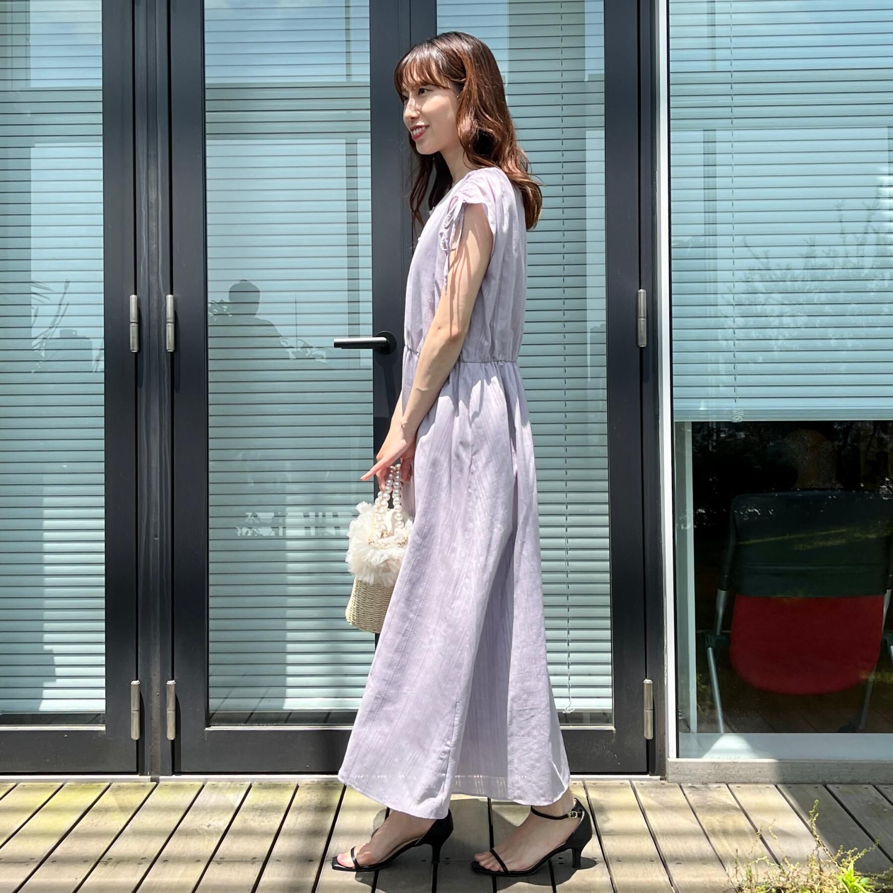 Couture broach「【大人可愛い】カラミチェック サマードレス」|ワンピース|