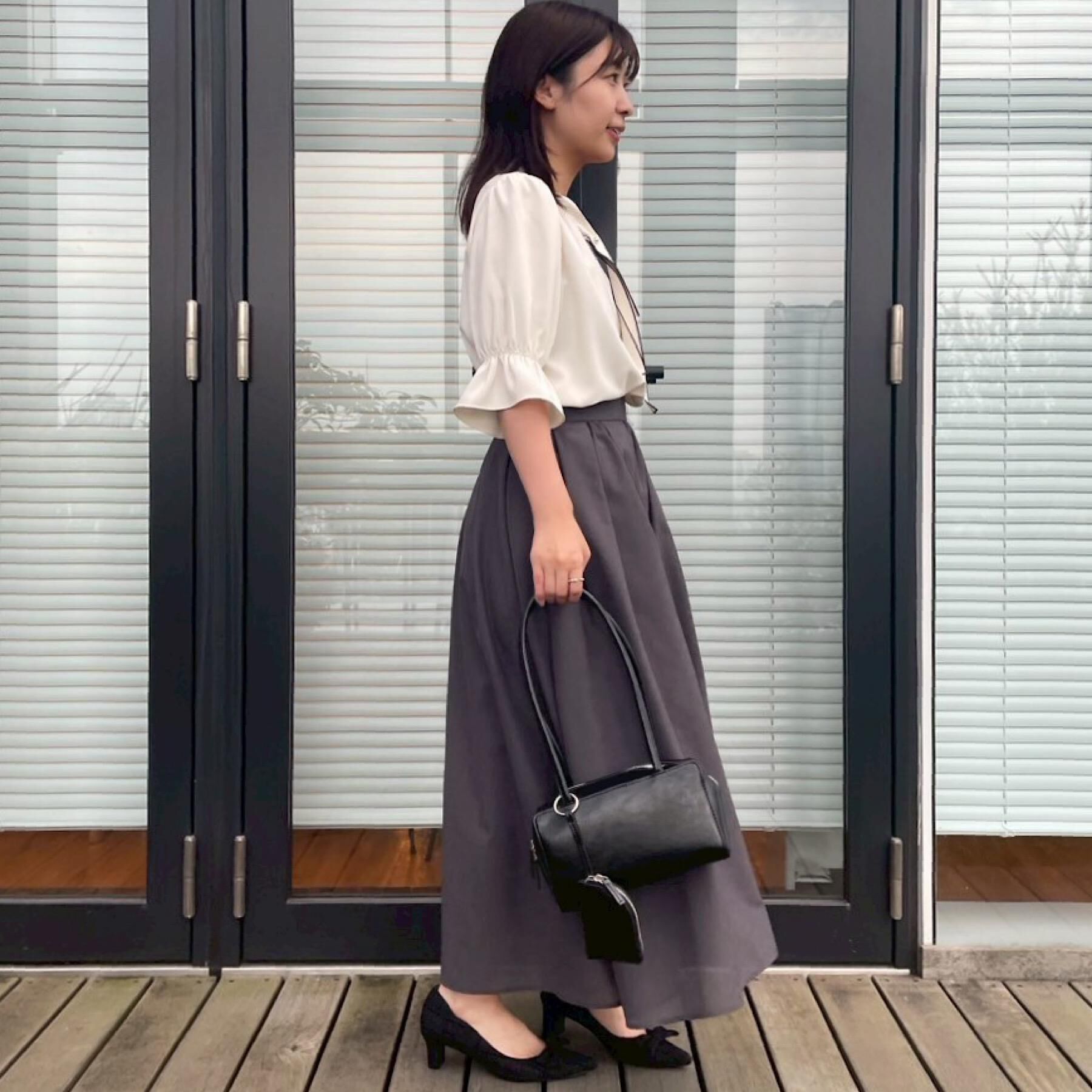 Couture broach「【大人可愛い・5分袖・通勤】デザインタイブラウス」|シャツ・ブラウス|