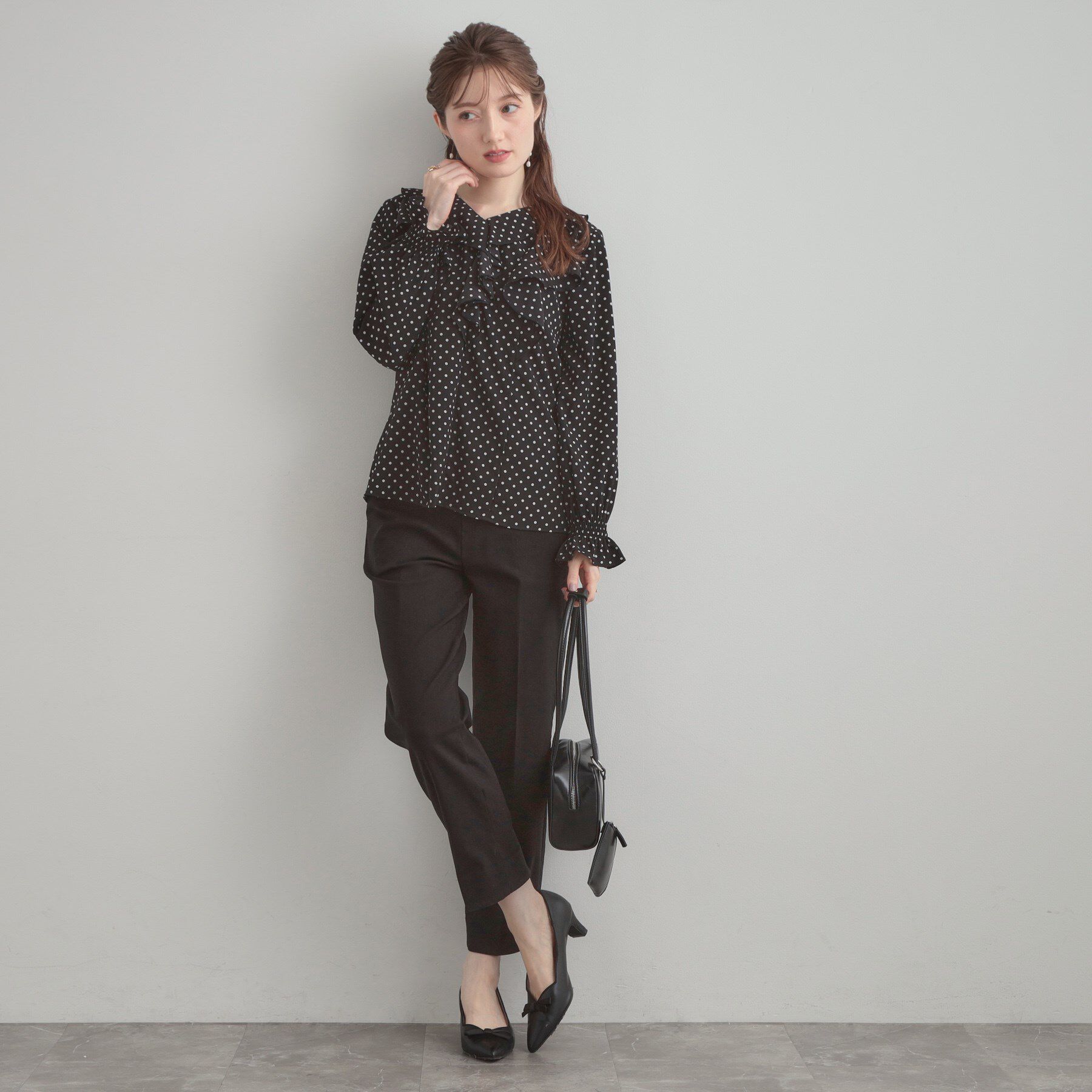 Couture broach「【大人可愛い・通勤】ラッフルフリルブラウス」|シャツ・ブラウス|