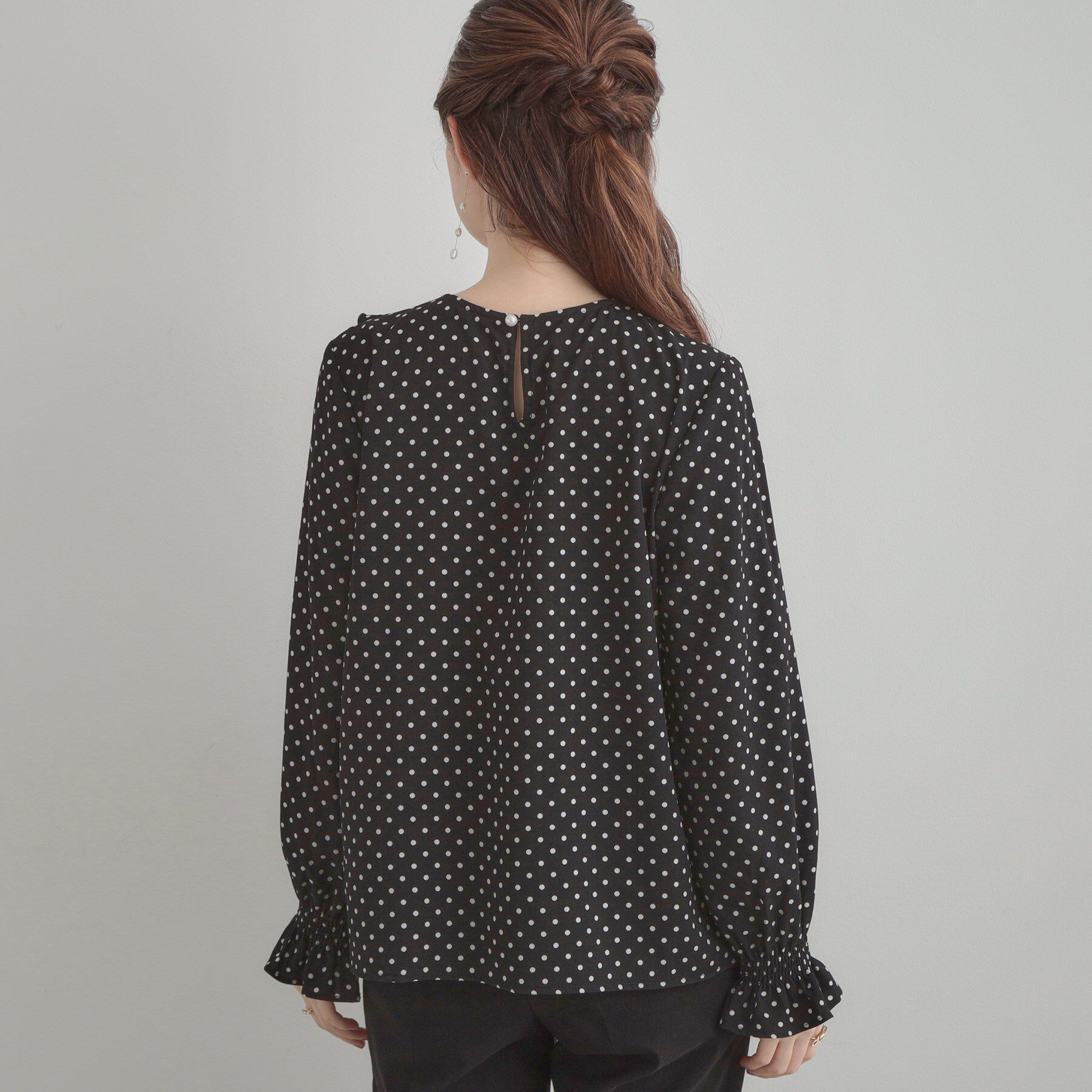 Couture broach「【大人可愛い・通勤】ラッフルフリルブラウス」|シャツ・ブラウス|