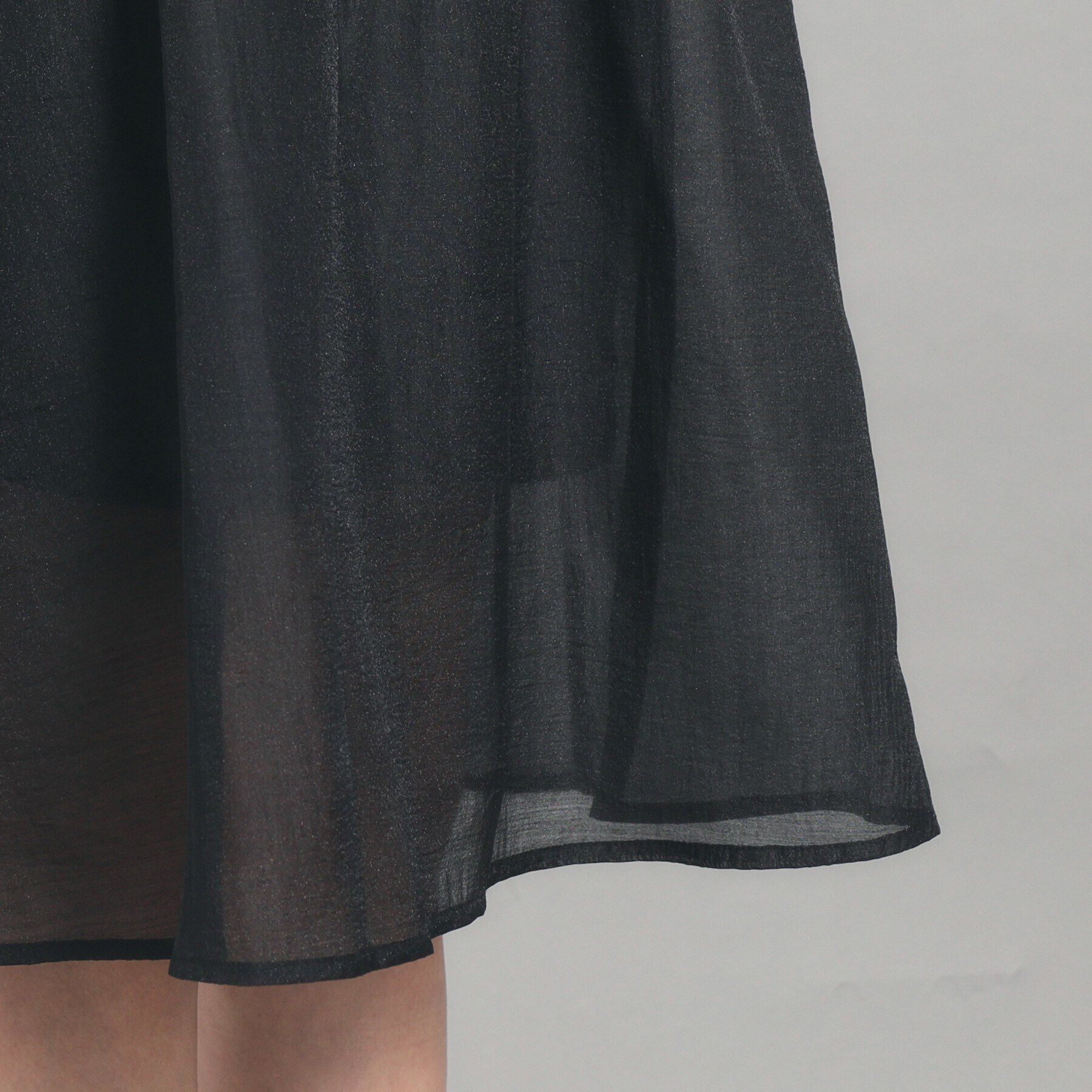 PINK-latte「チュール切り替えワンピース」|ジャンパースカート|