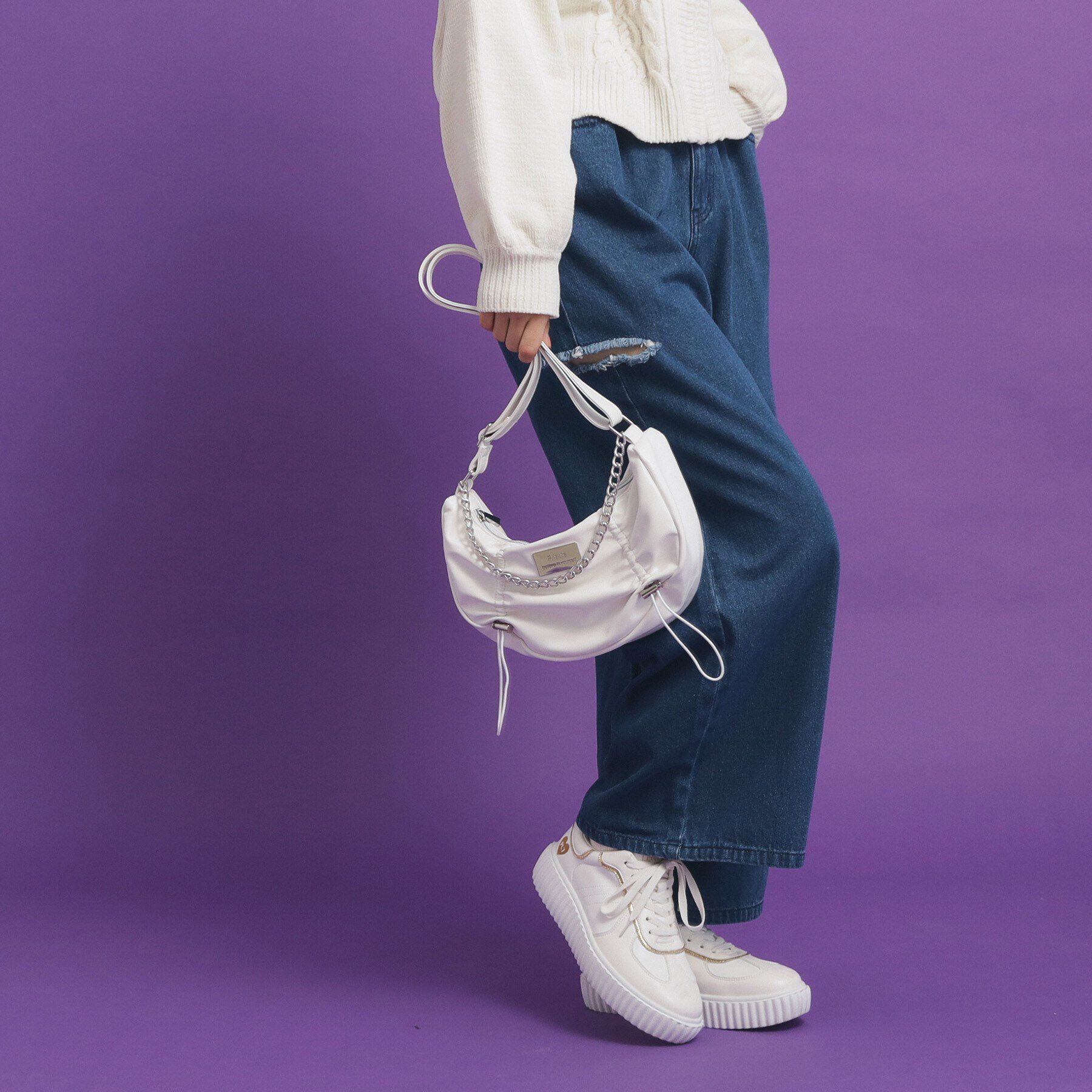 PINK-latte「プレートドロストショルダー」|ショルダー・メッセンジャー|