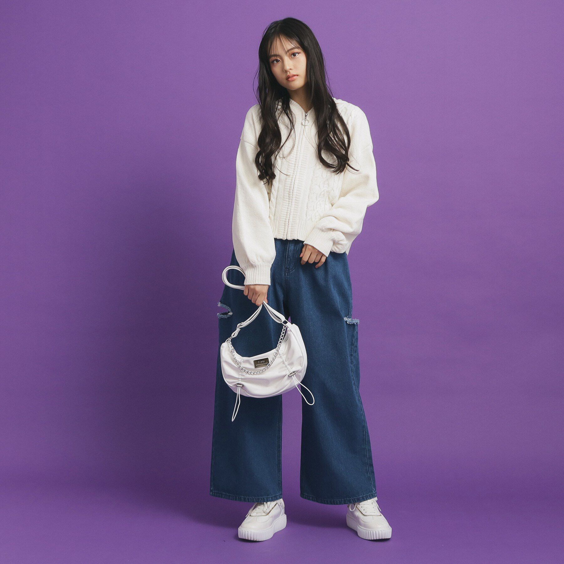 PINK-latte「プレートドロストショルダー」|ショルダー・メッセンジャー|