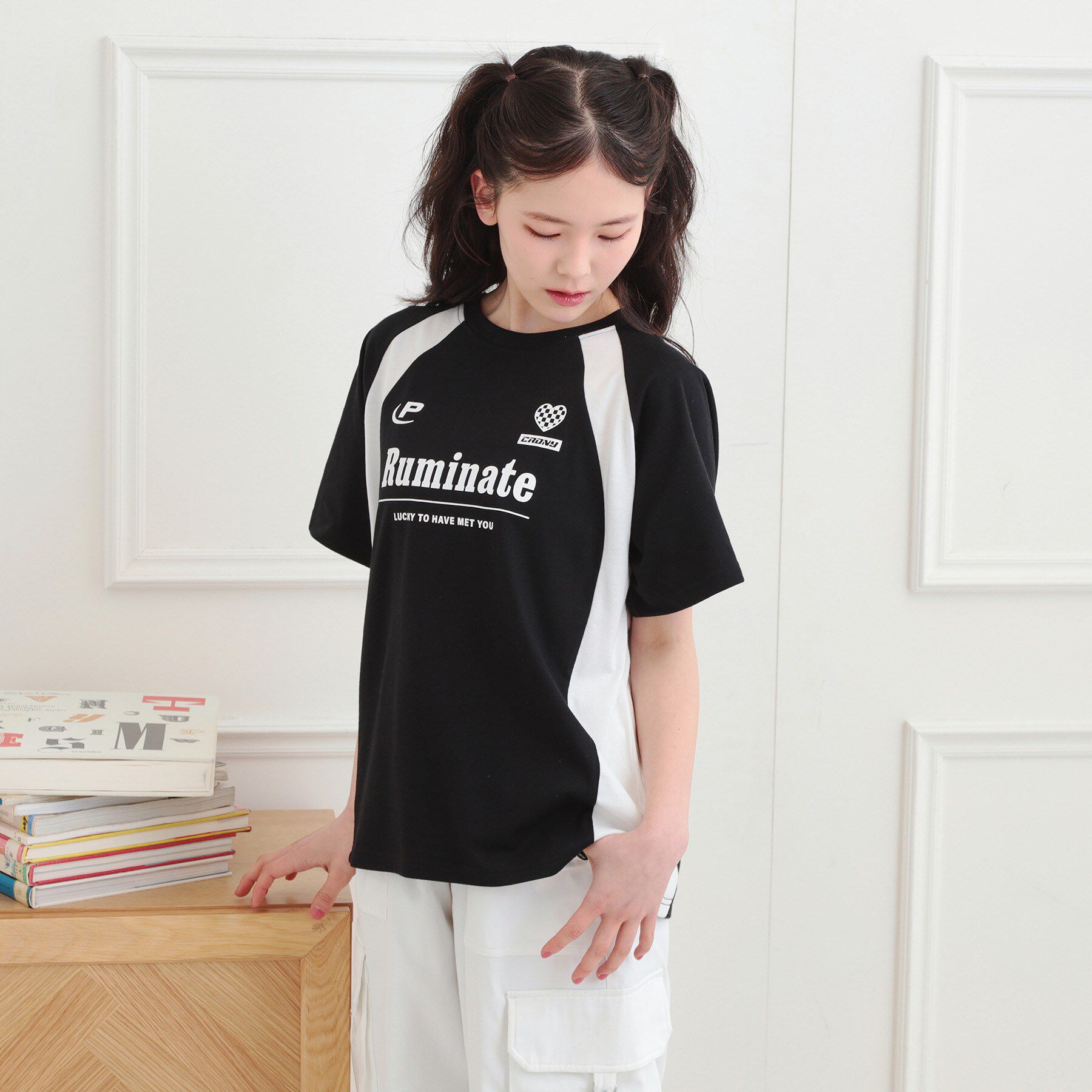 PINK-latte「ビッグゲームTシャツ」|Tシャツ・カットソー|