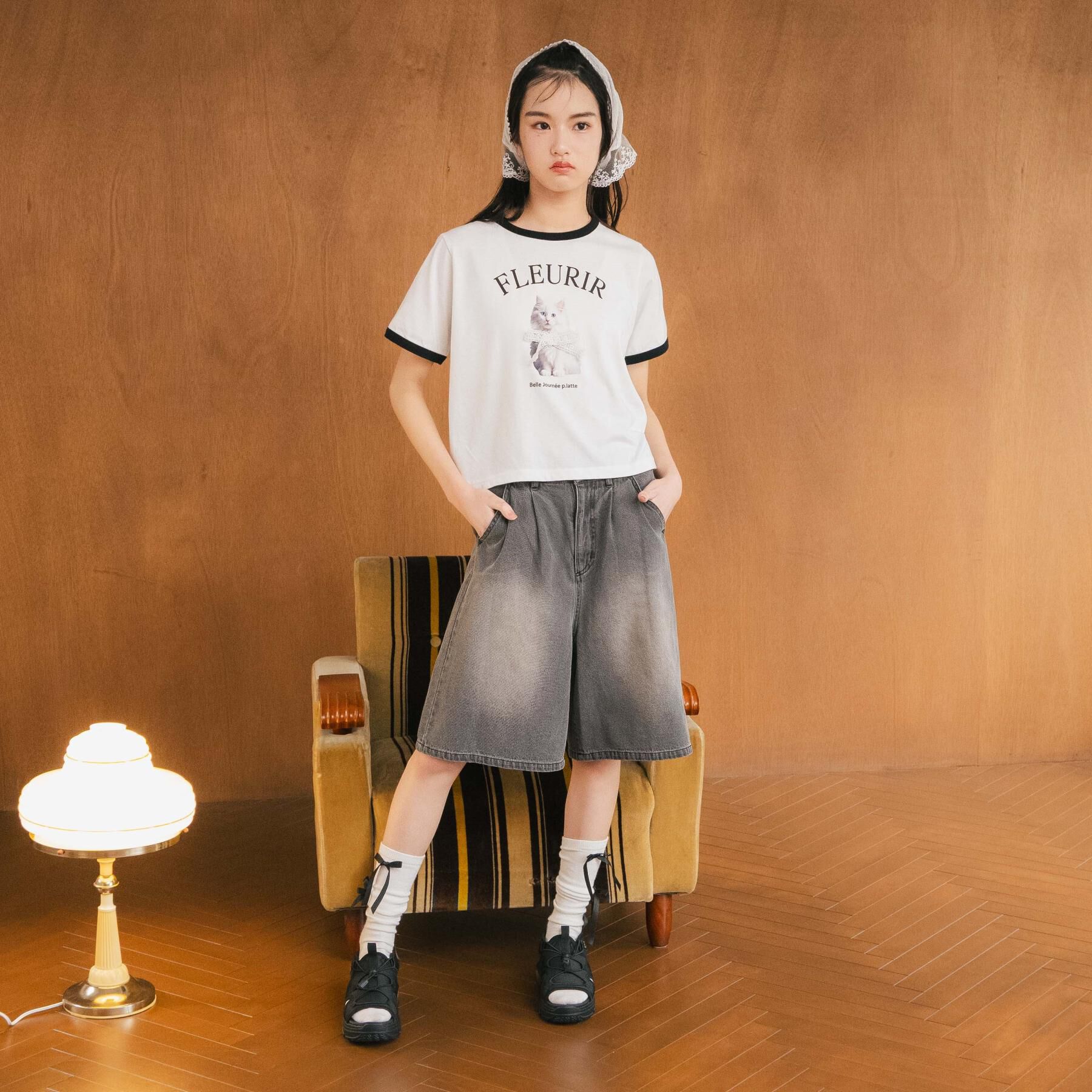 PINK-latte「2WAYデニムパンツ」|その他|