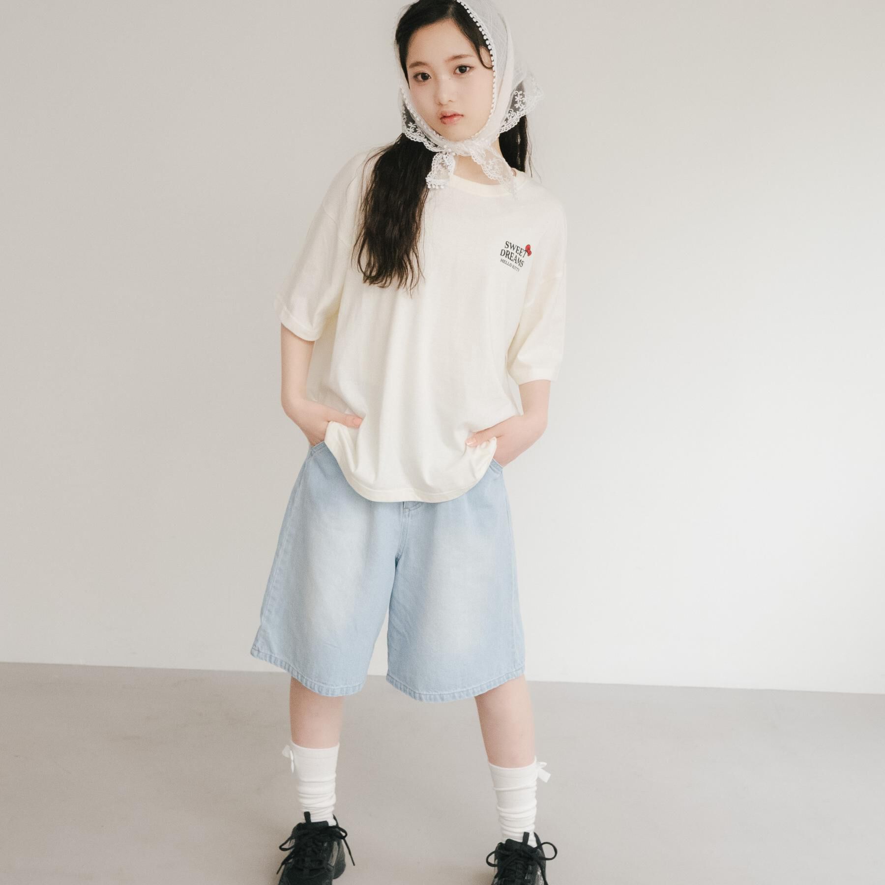 PINK-latte「2WAYデニムパンツ」|その他|