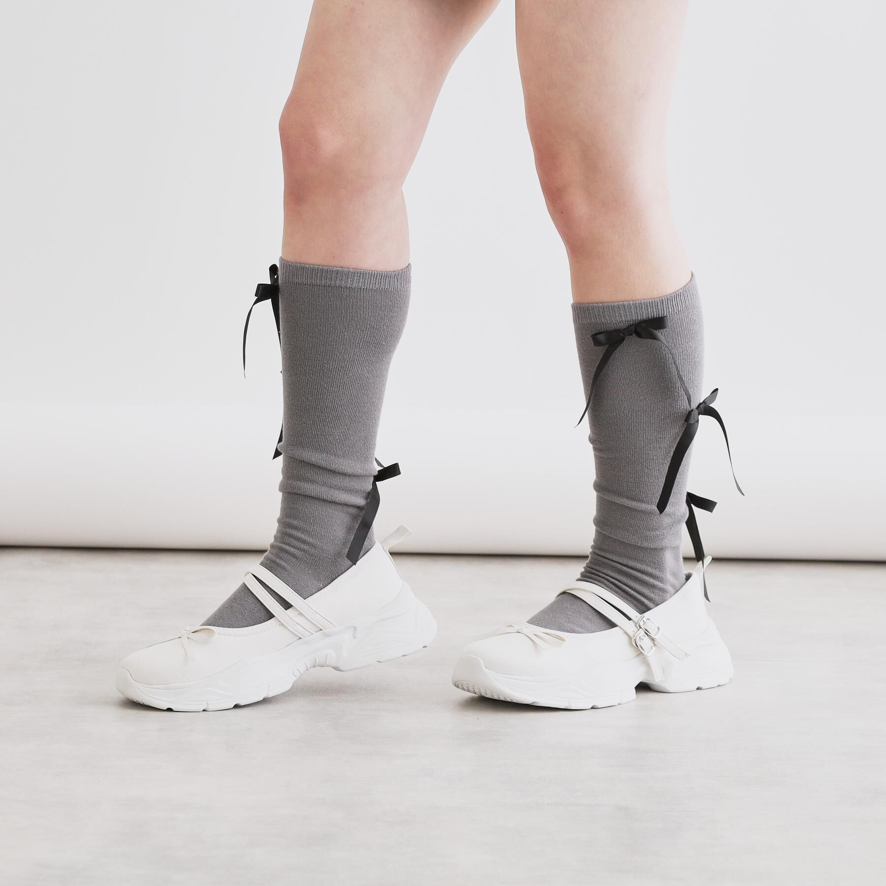 PINK-latte「ブロケットスニーカーパンプス」|パンプス|ホワイト(001)