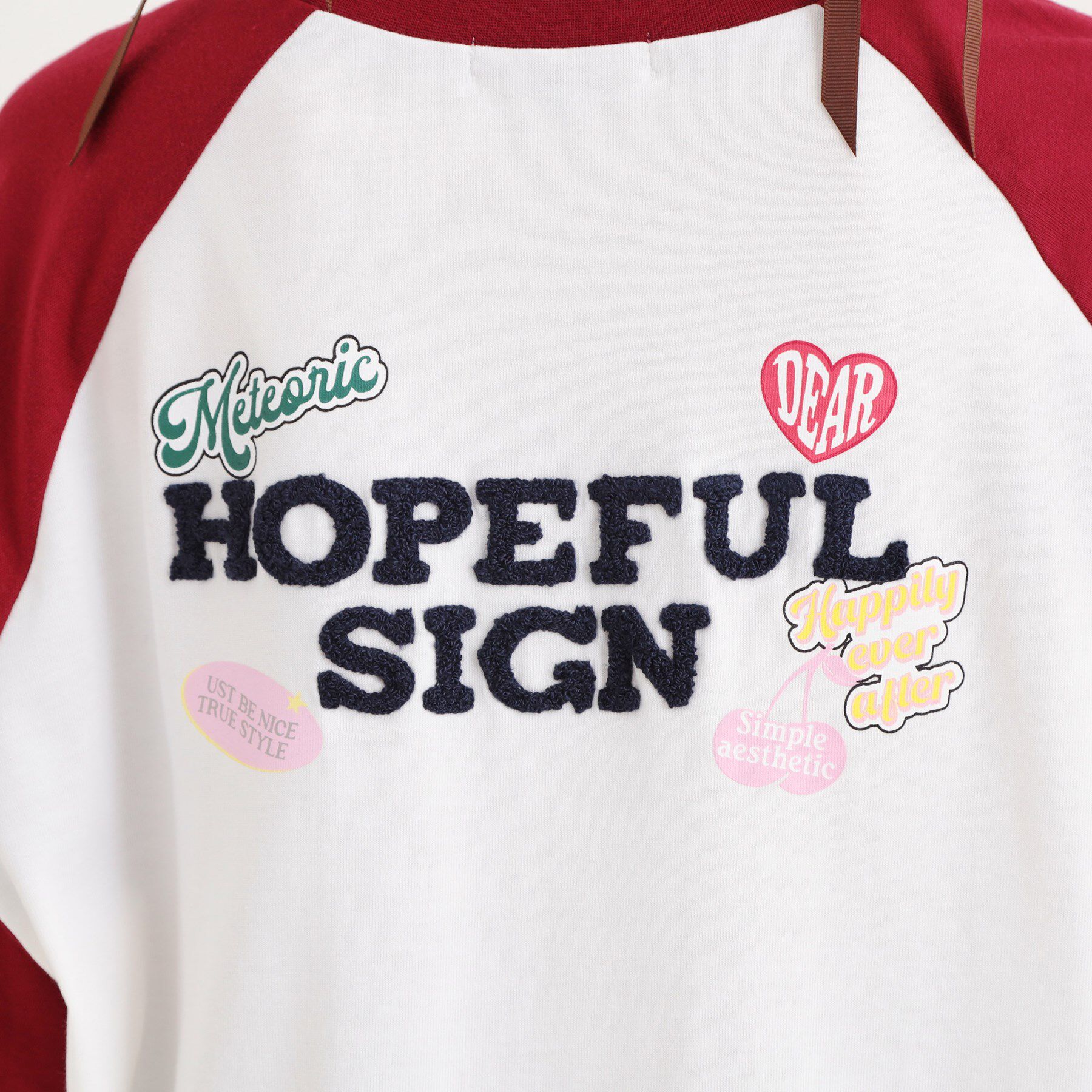 PINK-latte「ワッペン風チュニックTシャツ」|チュニック|