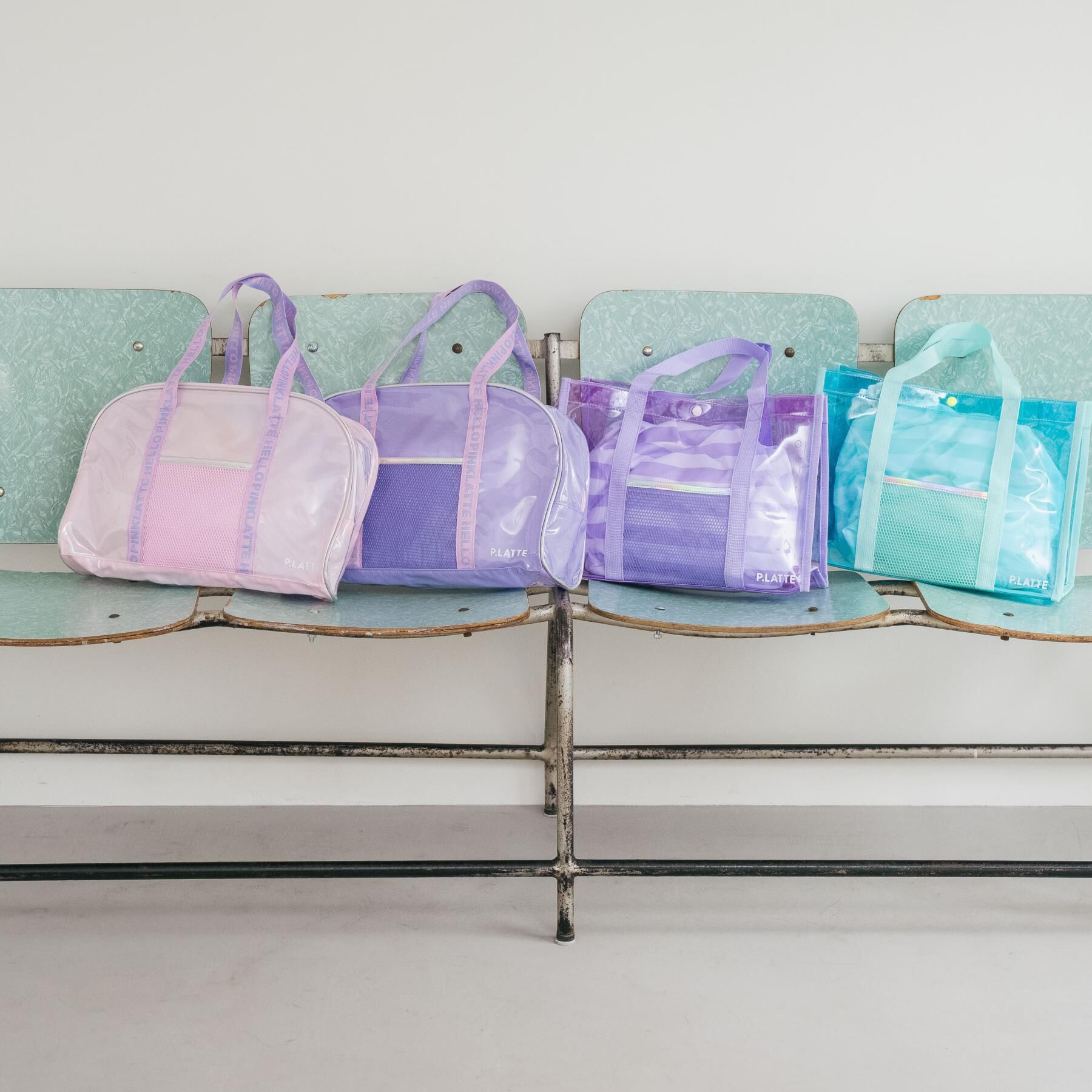 PINK-latte「巾着付きプールバッグ」|トートバッグ|