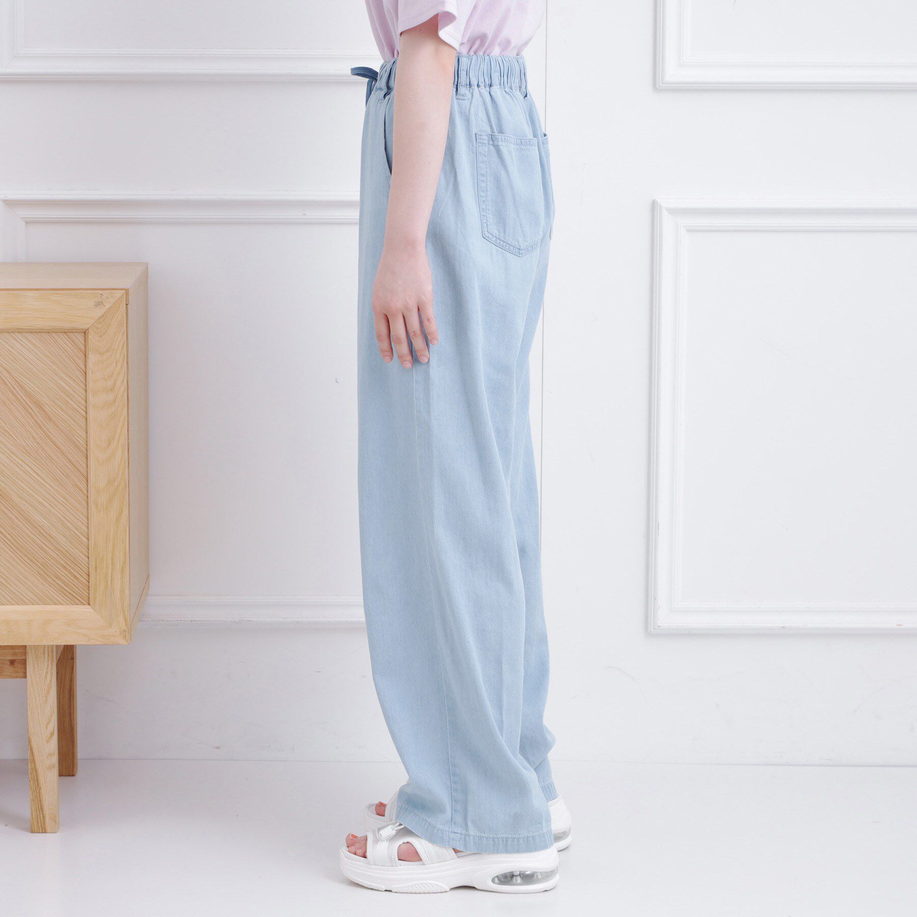 PINK-latte「冷感さらっとイージーロングパンツ」|その他|