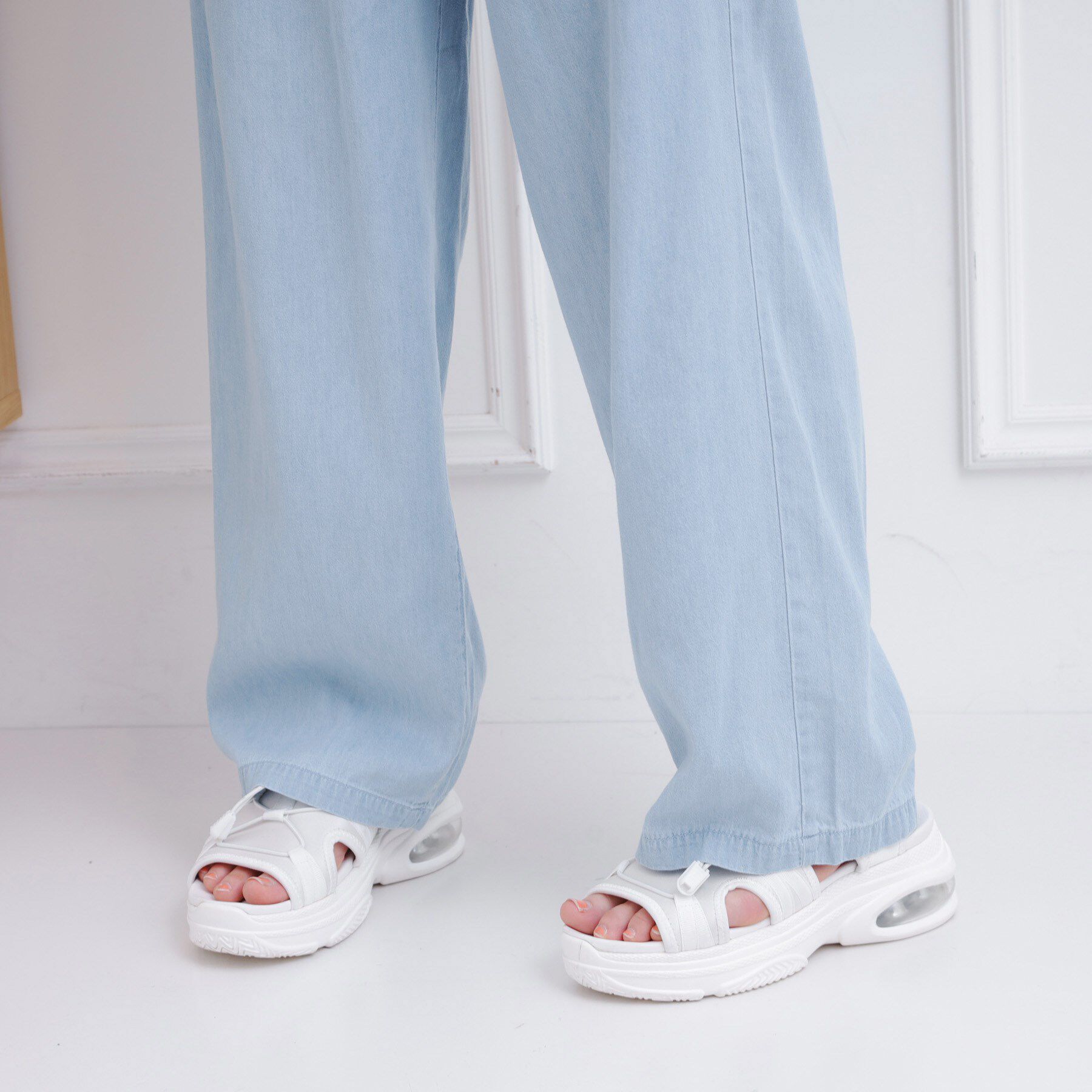 PINK-latte「冷感さらっとイージーロングパンツ」|その他|