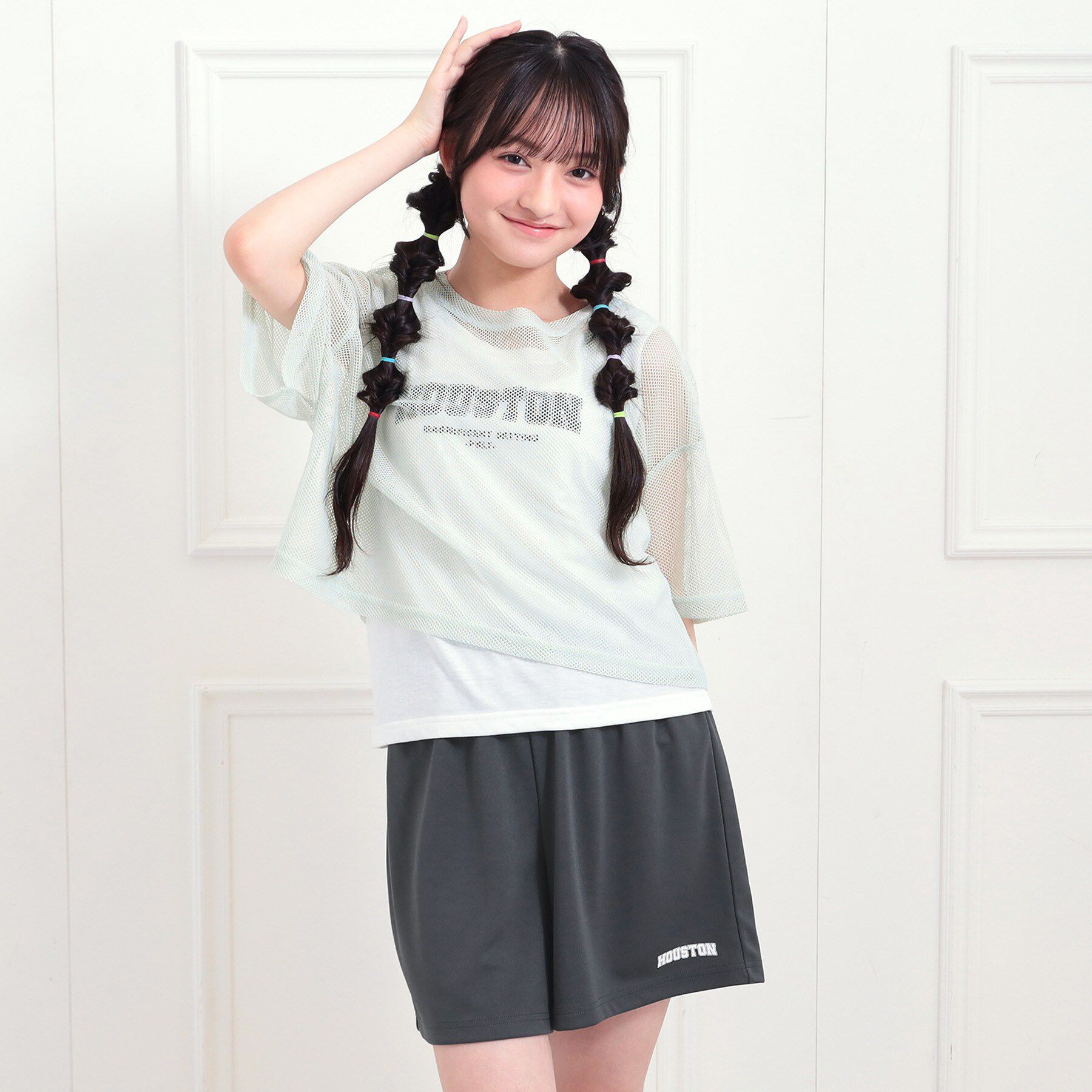 PINK-latte「【セットアップアイテム】メッシュコーデ3点セット」|その他|