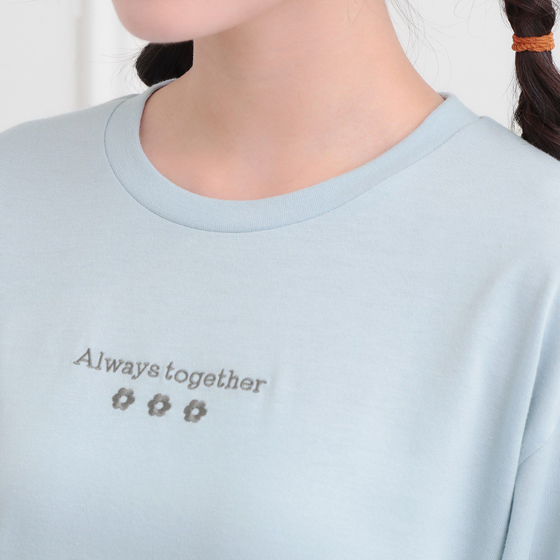 PINK-latte「くまちゃんビッグロンT」|Tシャツ・カットソー|