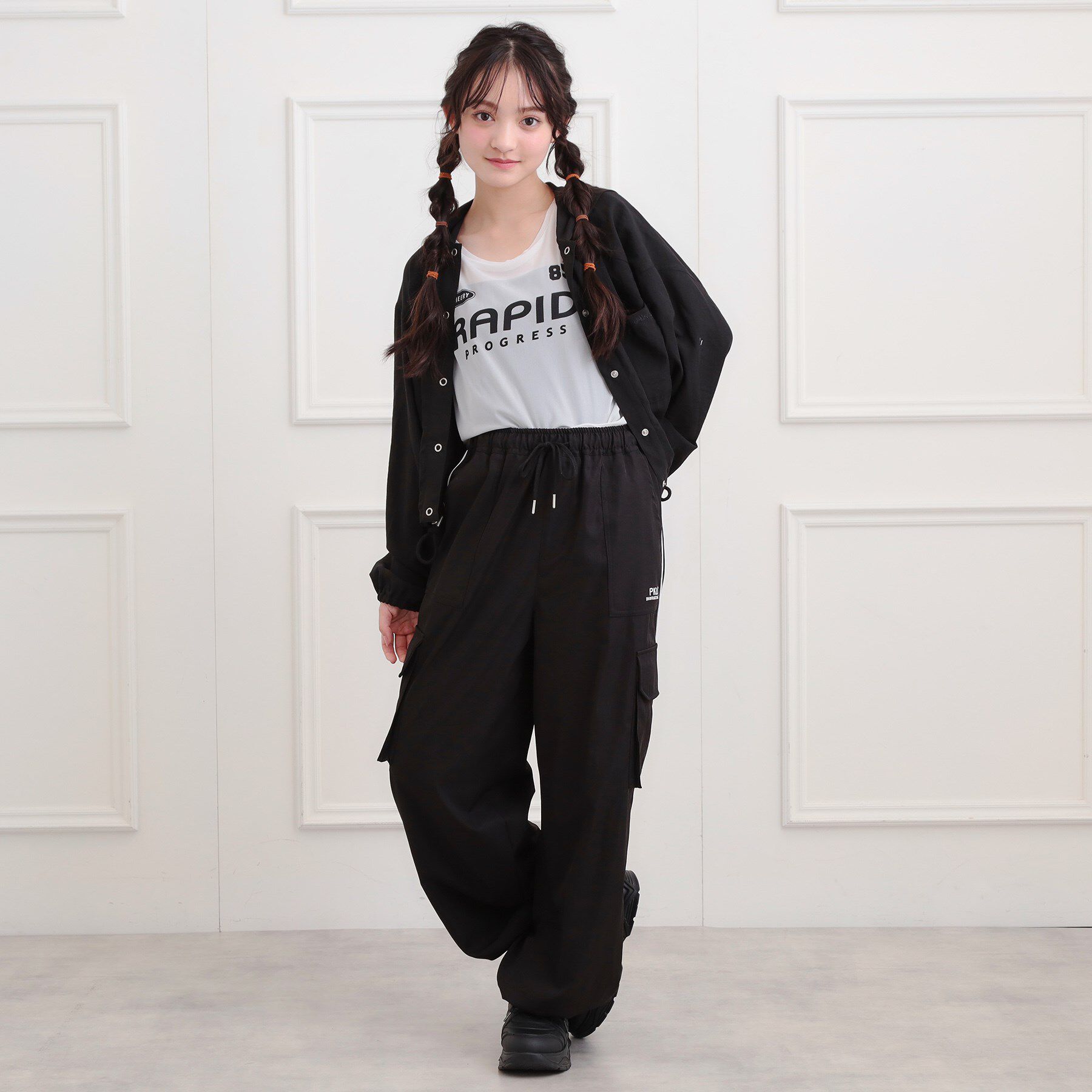 PINK-latte「ベーシックパイピングカーゴパンツ」|その他|