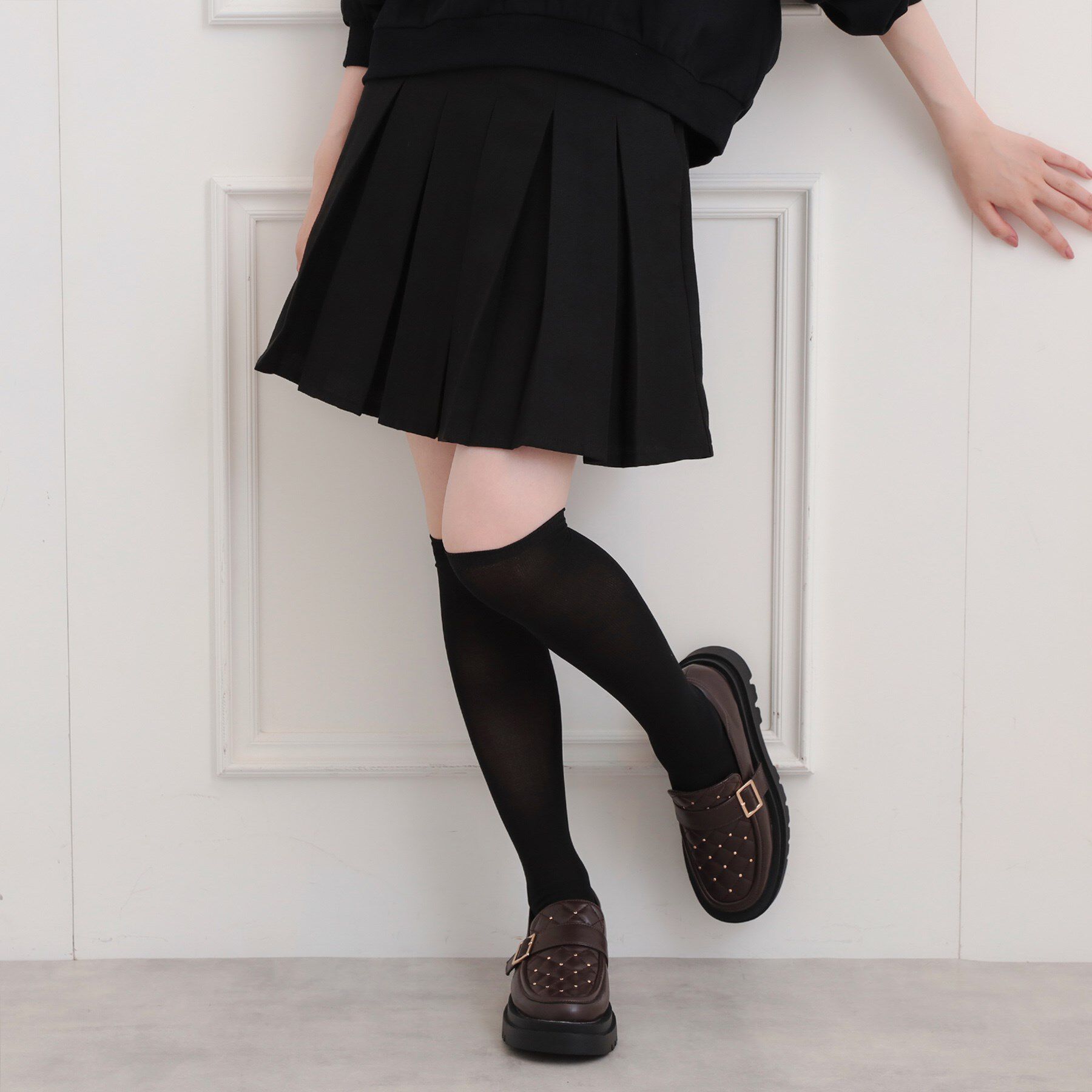 PINK-latte「インパン付プリーツスカート」|スカート|