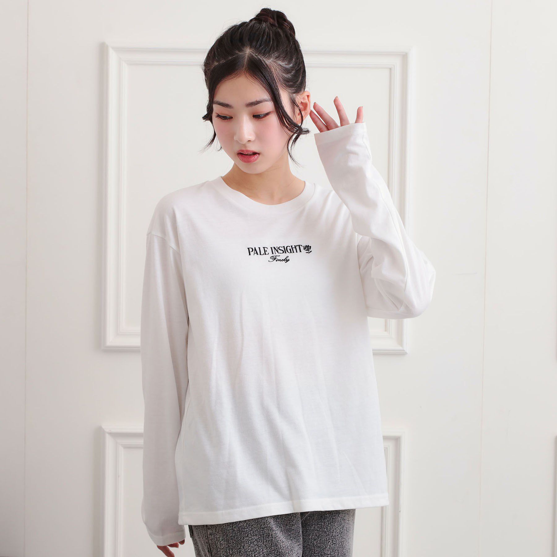 PINK-latte「ギンガムキャミワンピ＋ロンTセット」|その他|