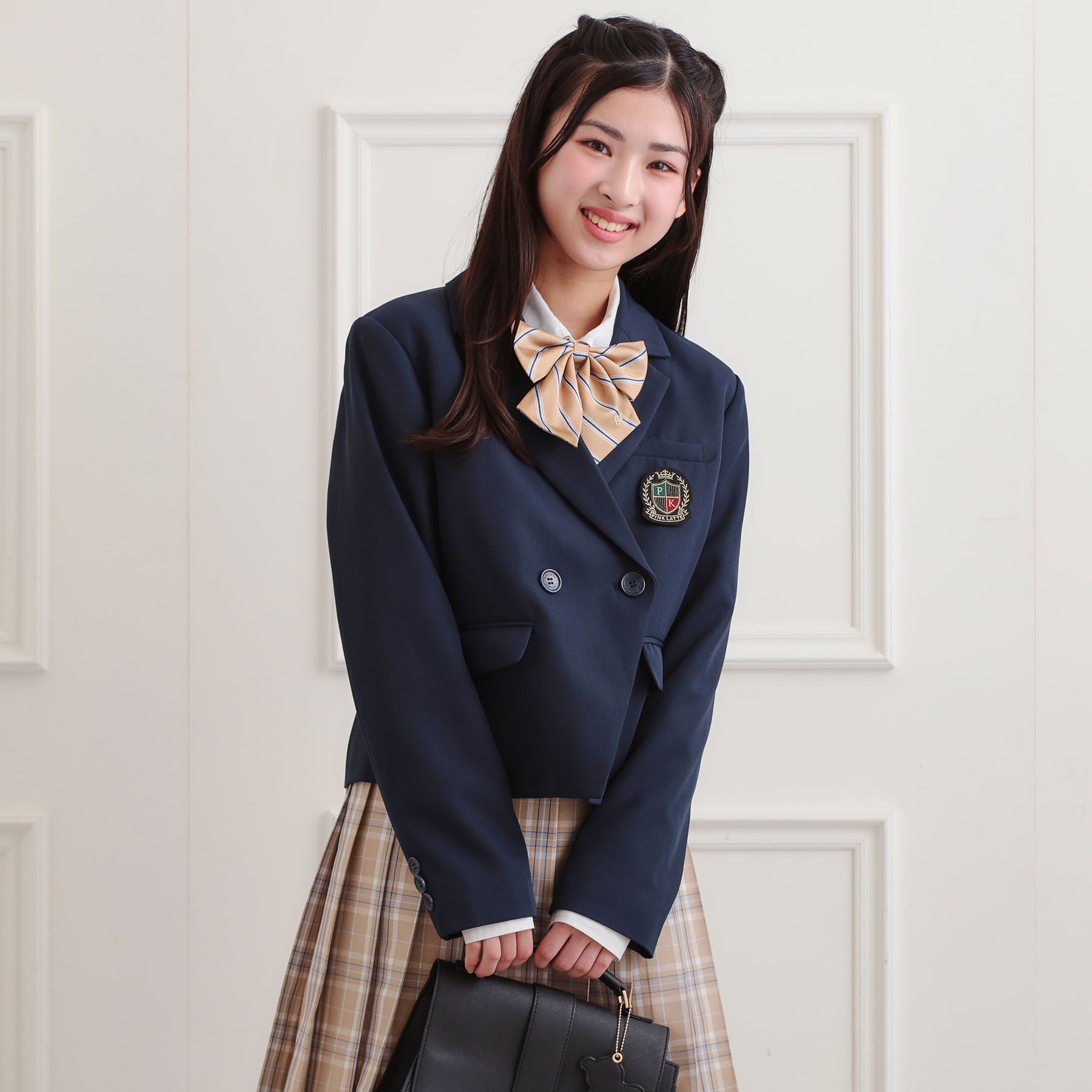 PINK-latte「【2026年入卒・セレモニー・卒服】クロップドダブルジャケット」|その他|