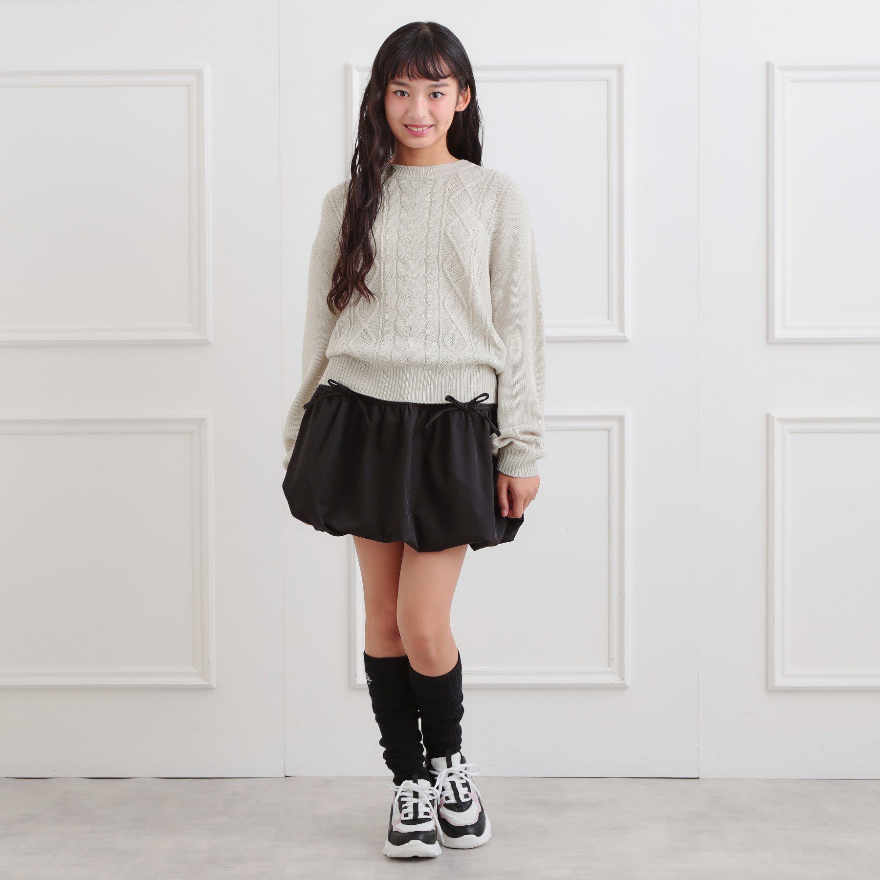 PINK-latte「【プチプラ】ケーブルニット」|ニット・セーター|