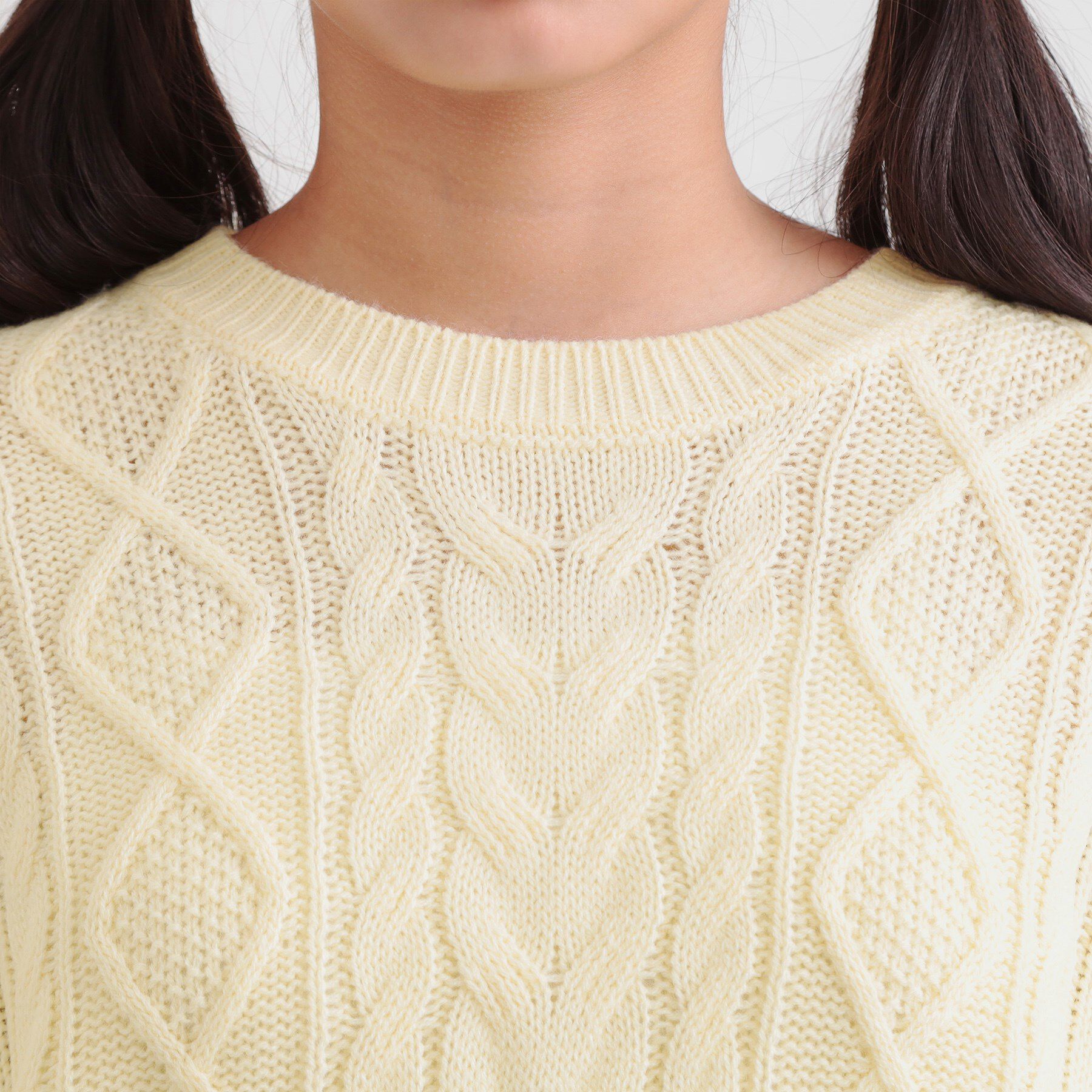 PINK-latte「【プチプラ】ケーブルニット」|ニット・セーター|