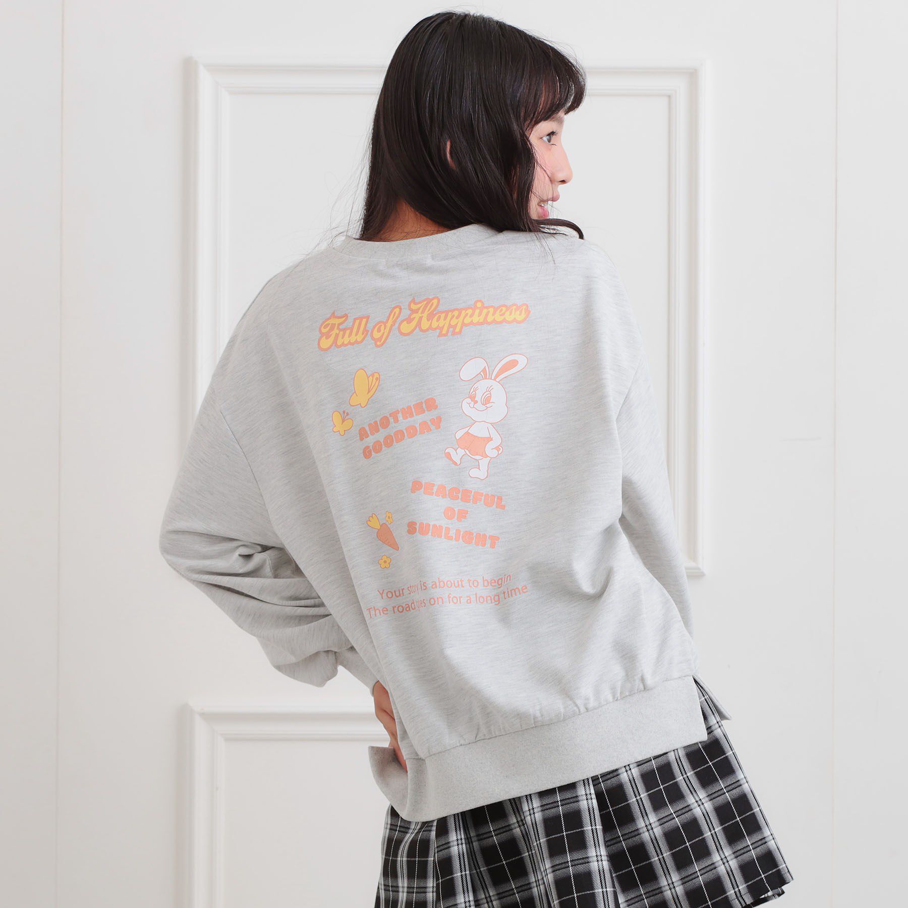 PINK-latte「アニマルプリント裏毛プルオーバー」|その他|