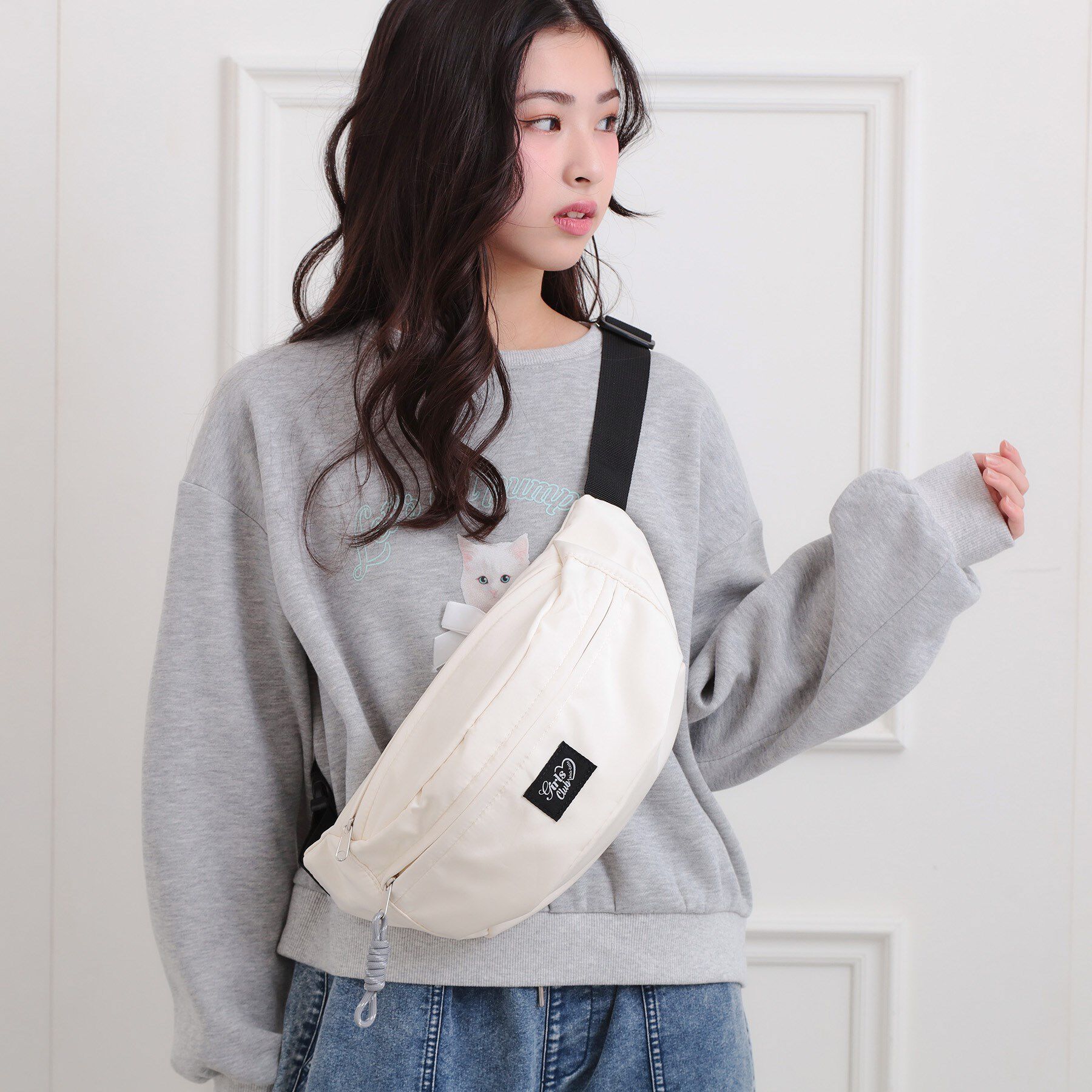 PINK-latte「コード付きボディバッグ」|その他|