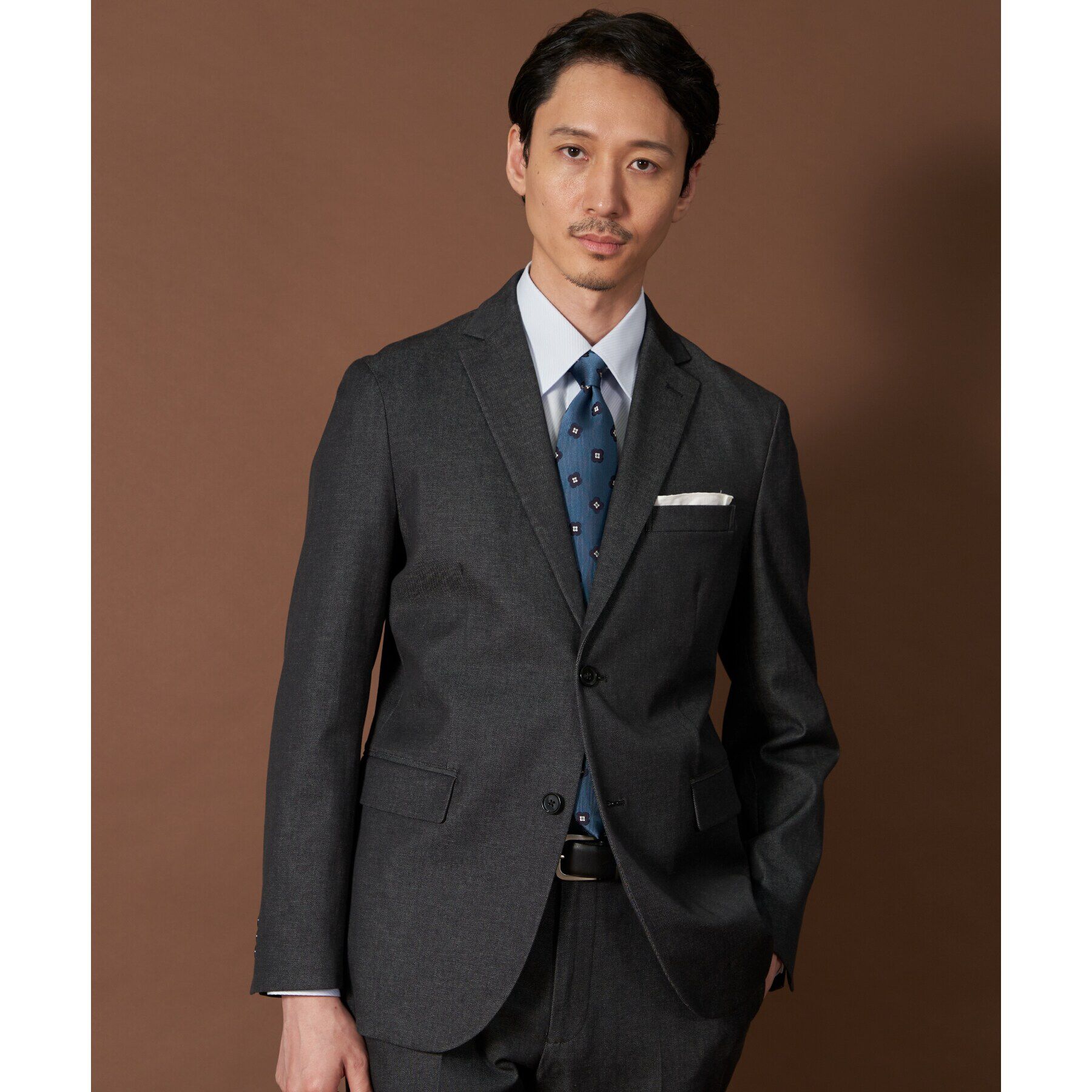 THE SHOP TK「エバーデニムジャケット【セットアップ可/ビジネス対応/色落ちしにくい/ストレッチ素材】」|テーラードジャケット|