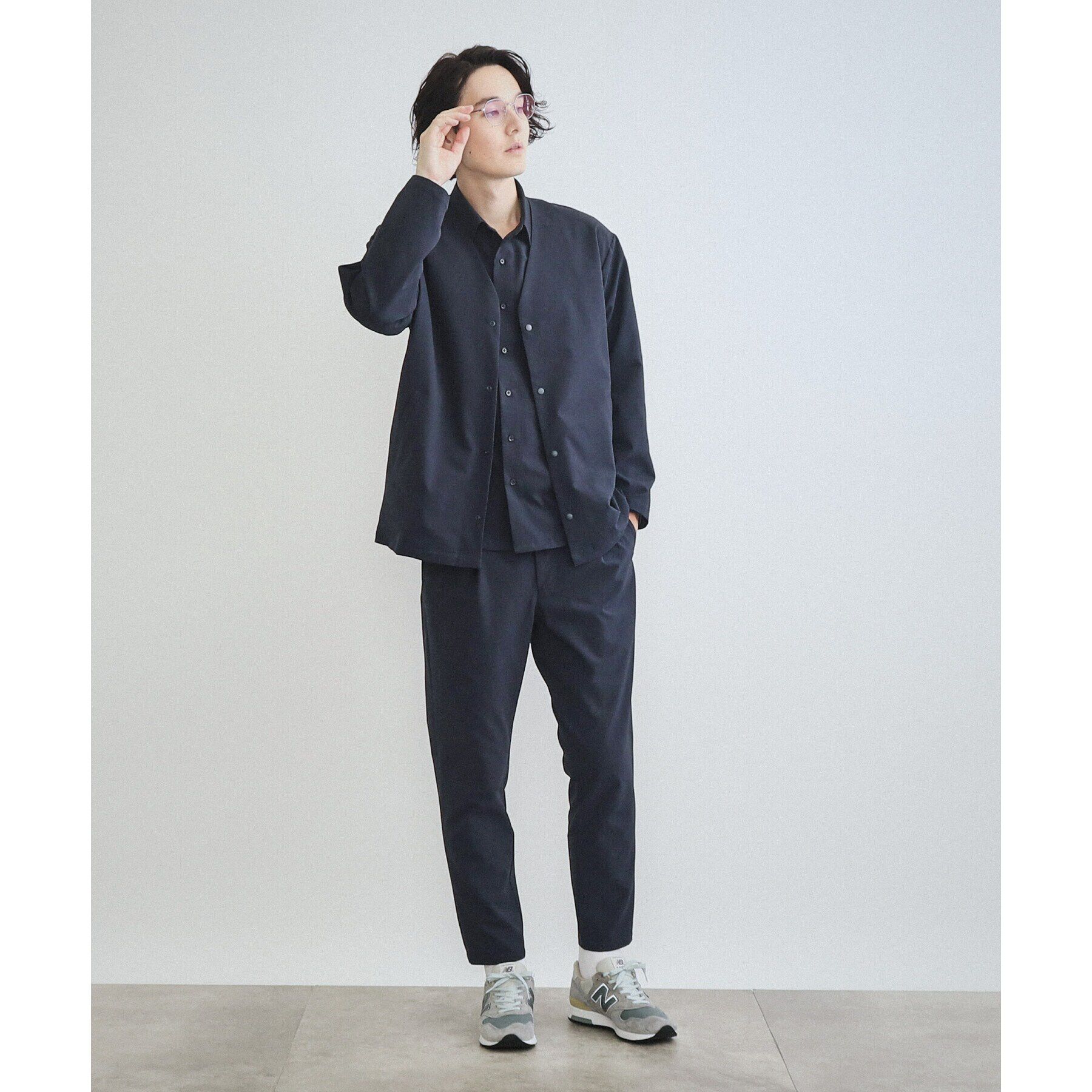 THE SHOP TK「【360&deg;ストレッチ／セットアップ可】リッチポリシャツ」|シャツ・ブラウス|