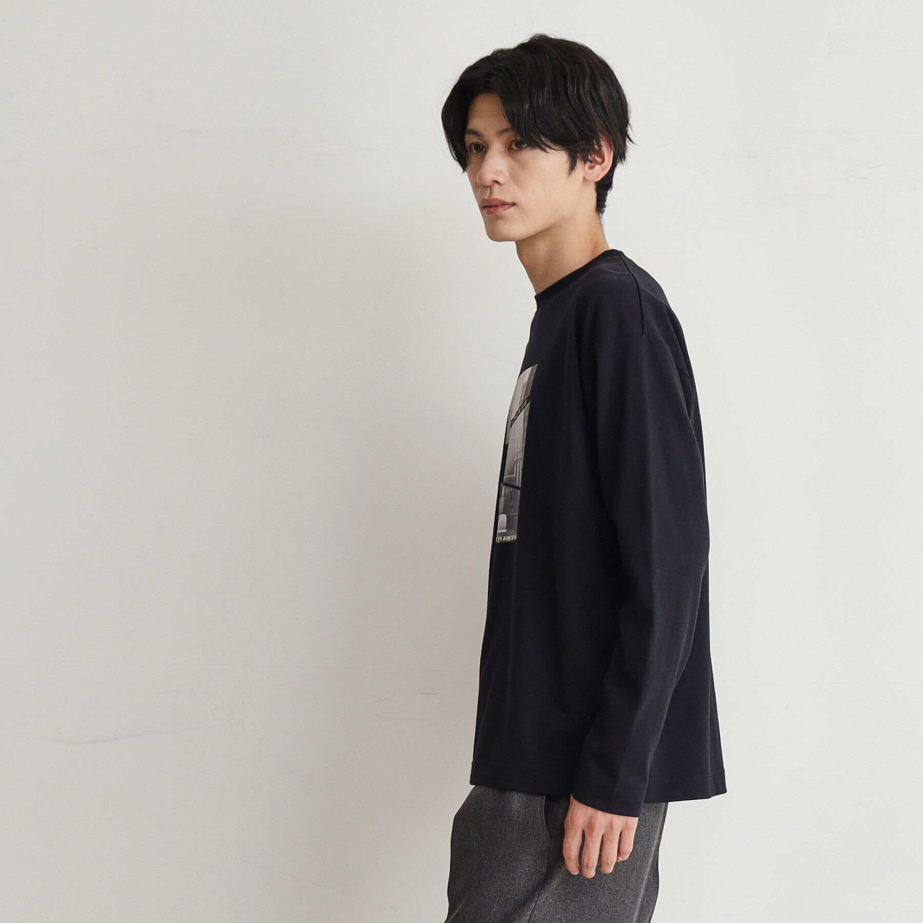 THE SHOP TK「【6色展開】Parisフォト／ロゴ長袖Tシャツ」|Tシャツ・カットソー|