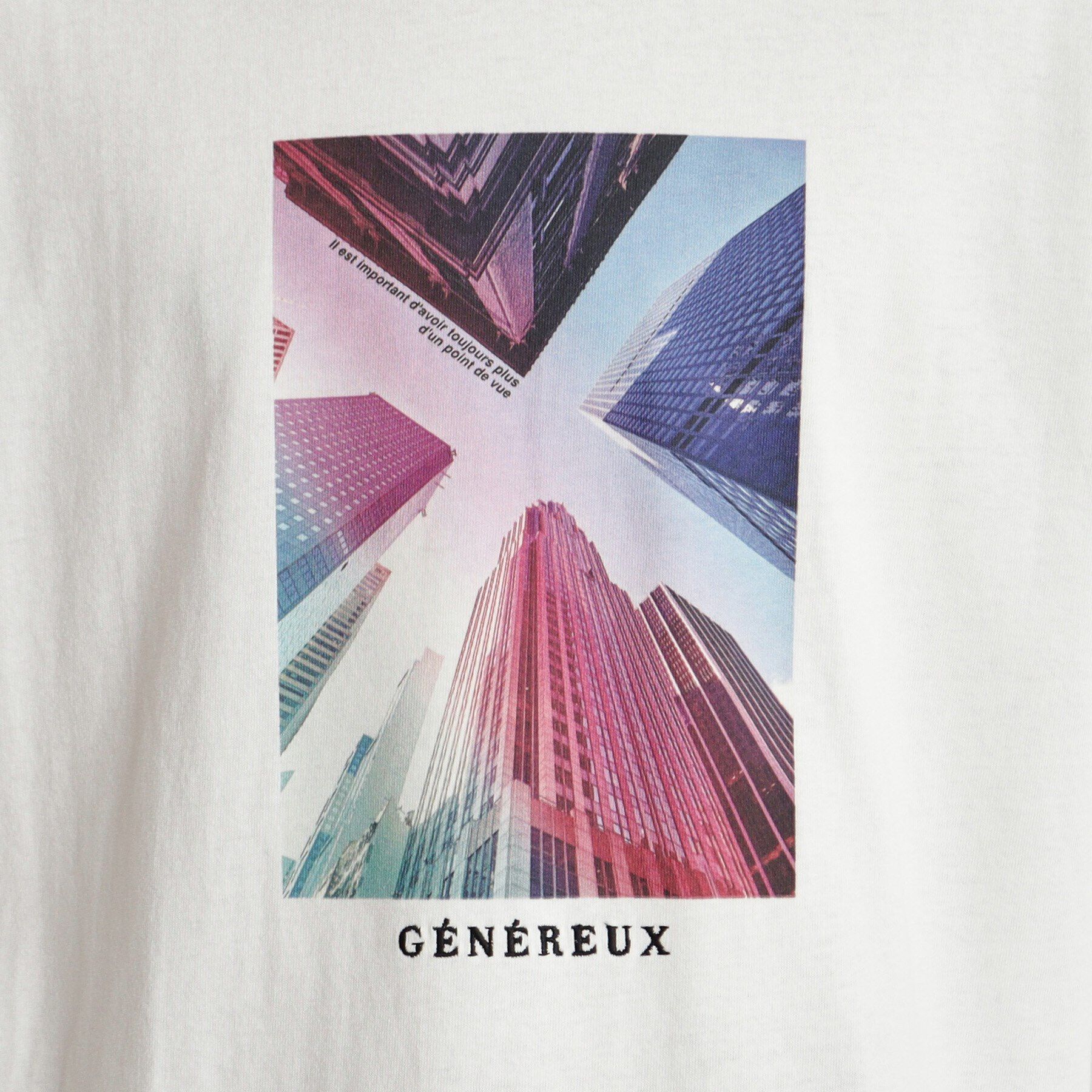 THE SHOP TK「【6色展開】Parisフォト／ロゴ長袖Tシャツ」|Tシャツ・カットソー|